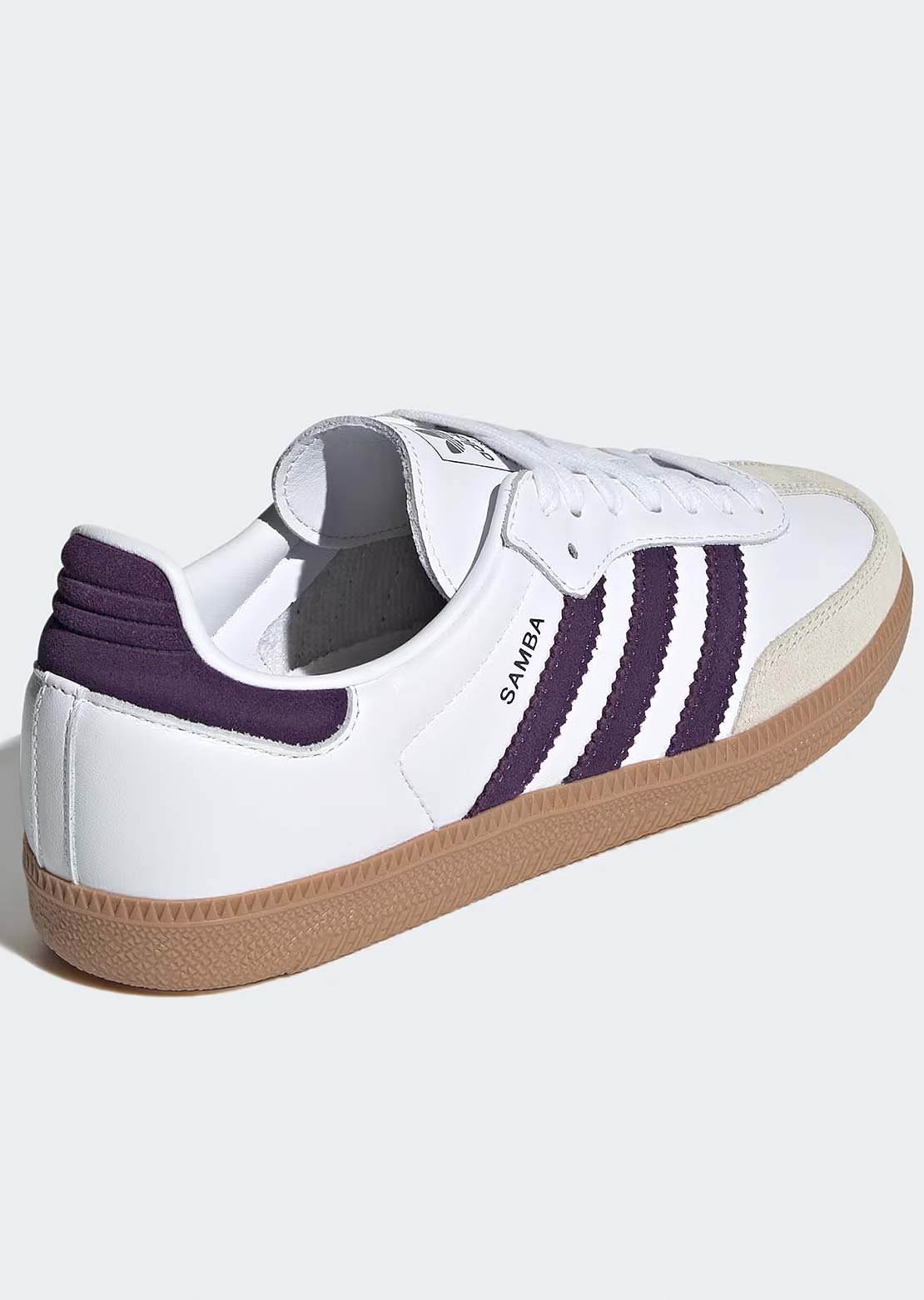 Adidas Women's Samba Originals Shoes Cloud White/Alumina/Aurora Plum