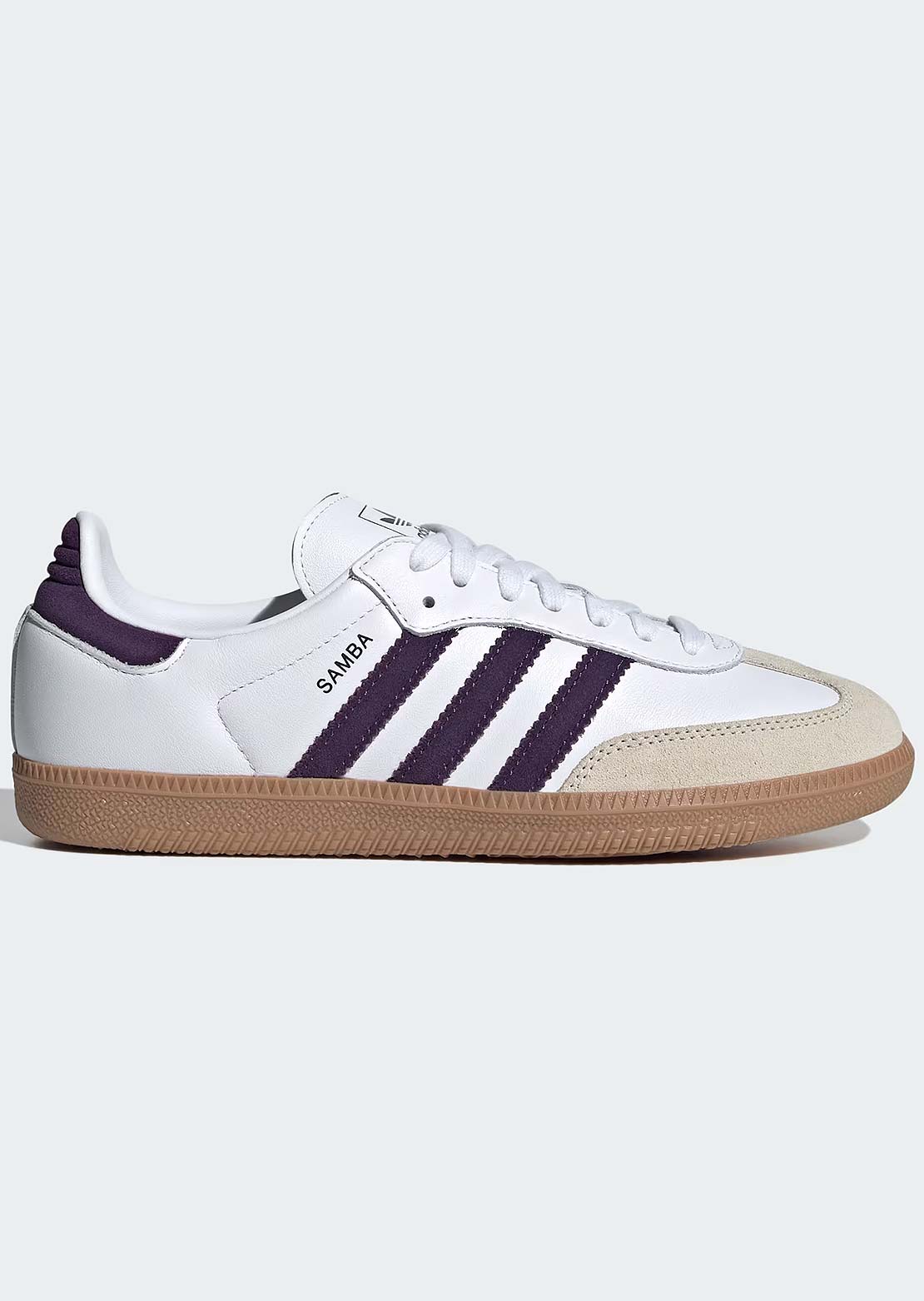 Adidas Women's Samba Originals Shoes Cloud White/Alumina/Aurora Plum