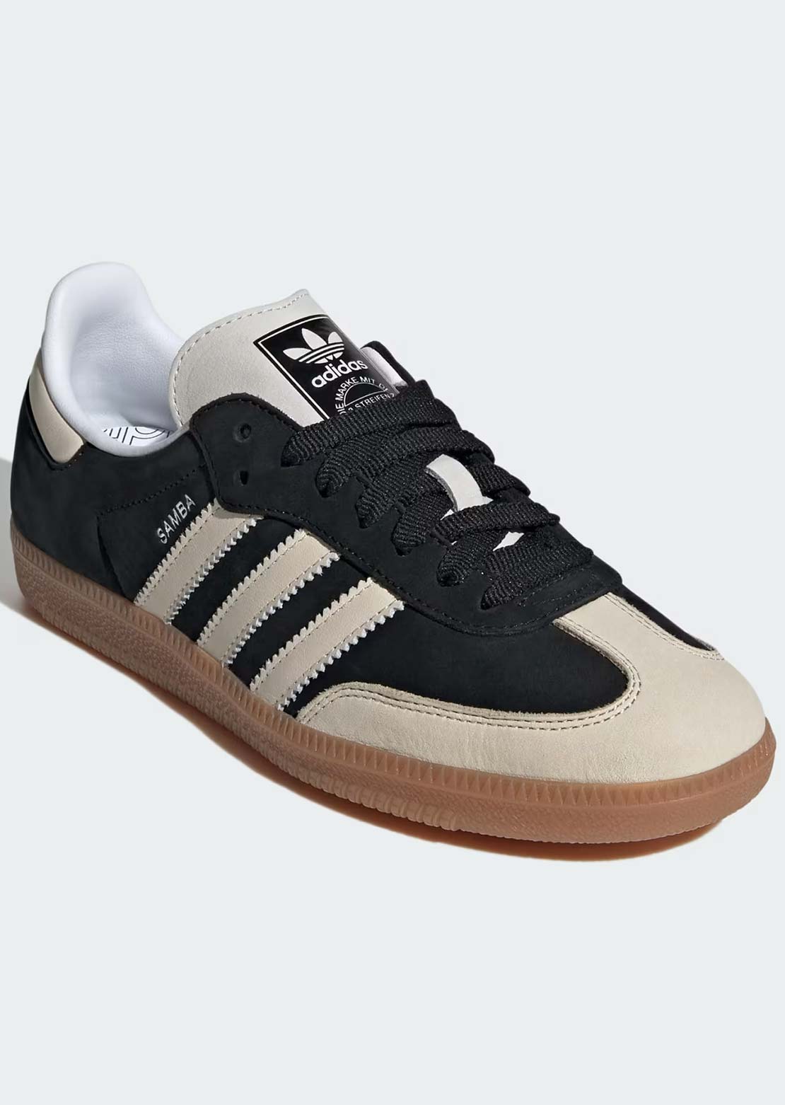 Adidas Women's Samba Originals Shoes Core Black/Wonder White/Silver Metallic