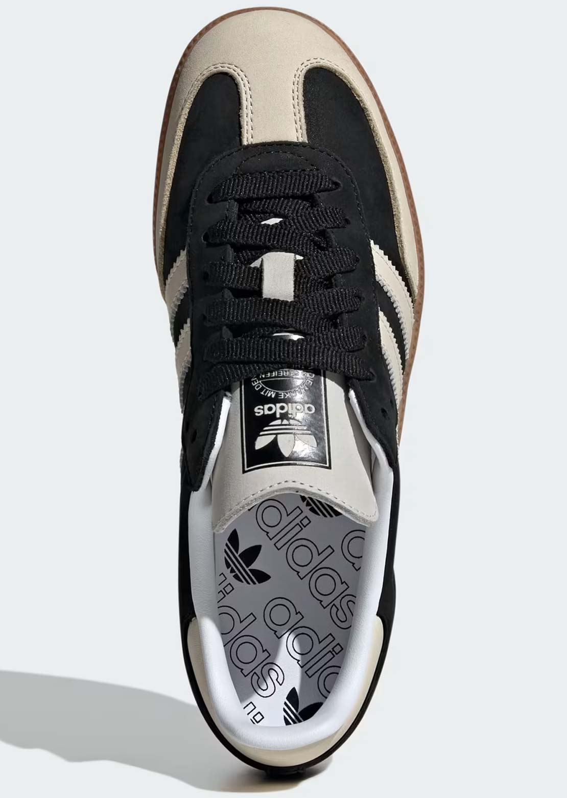 Adidas Women's Samba Originals Shoes Core Black/Wonder White/Silver Metallic