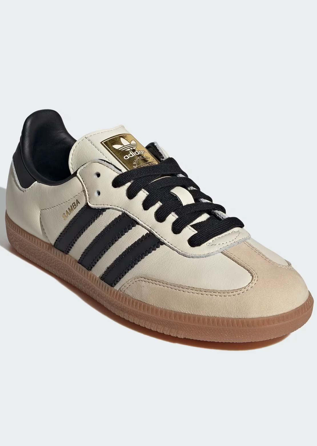 Adidas Women's Samba Originals Shoes Cream White/Core Black/Sand Strata