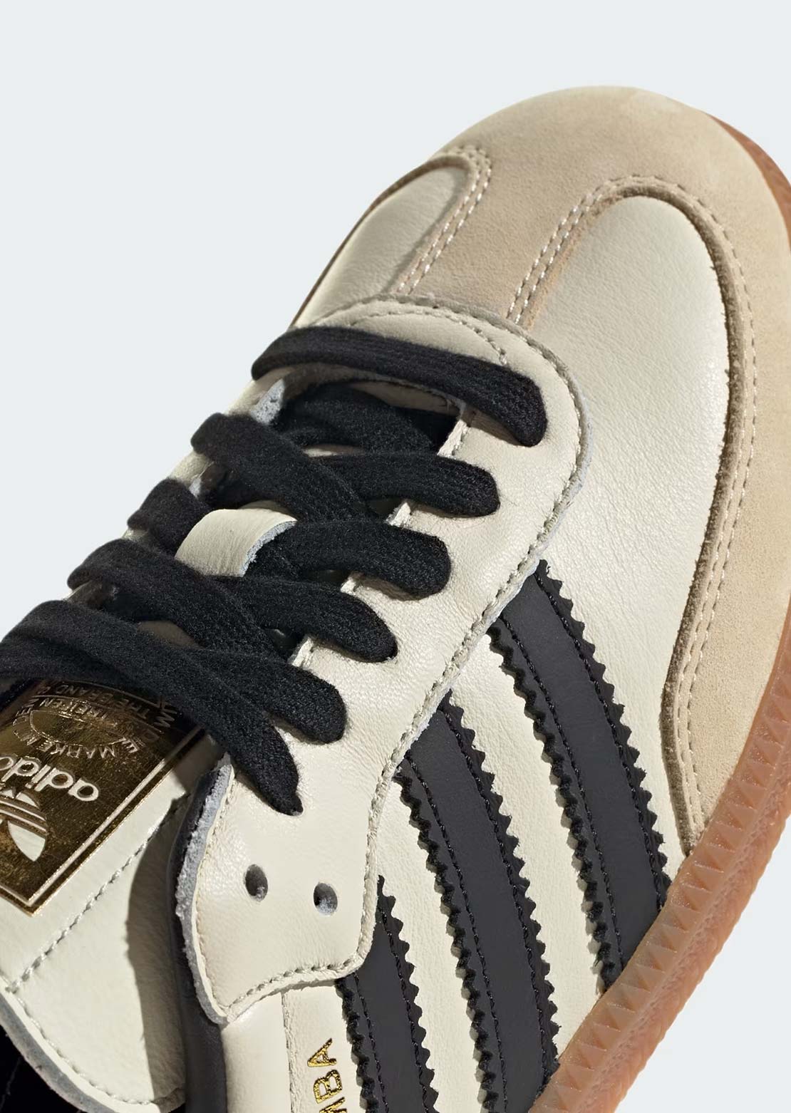 Adidas Women's Samba Originals Shoes Cream White/Core Black/Sand Strata