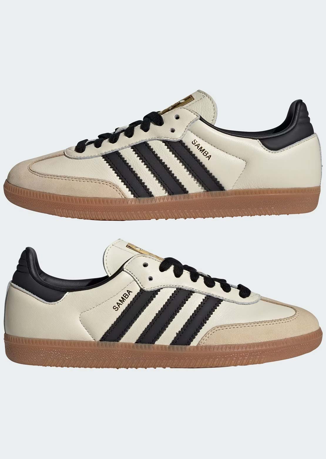 Adidas Women's Samba Originals Shoes Cream White/Core Black/Sand Strata