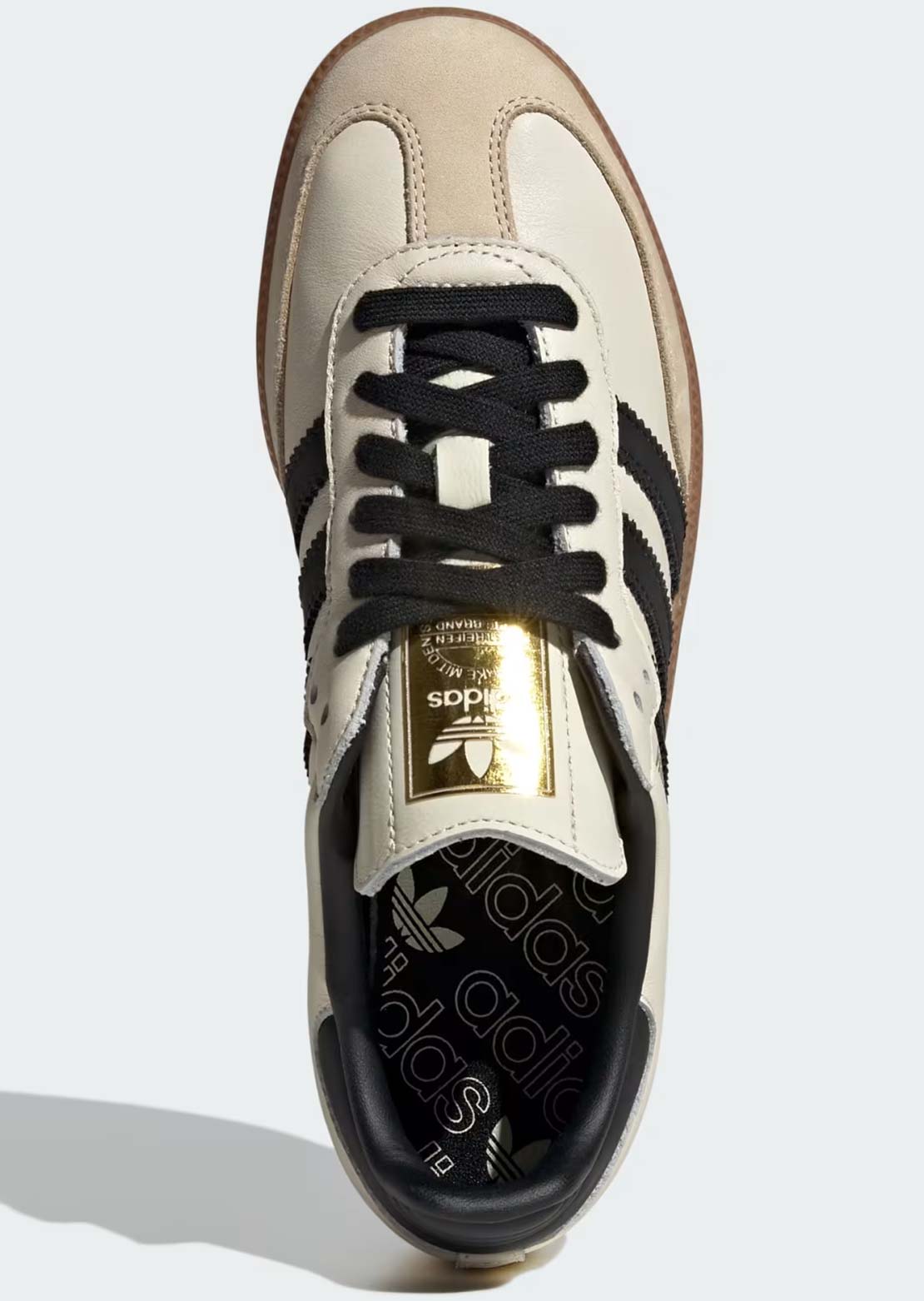 Adidas Women's Samba Originals Shoes Cream White/Core Black/Sand Strata