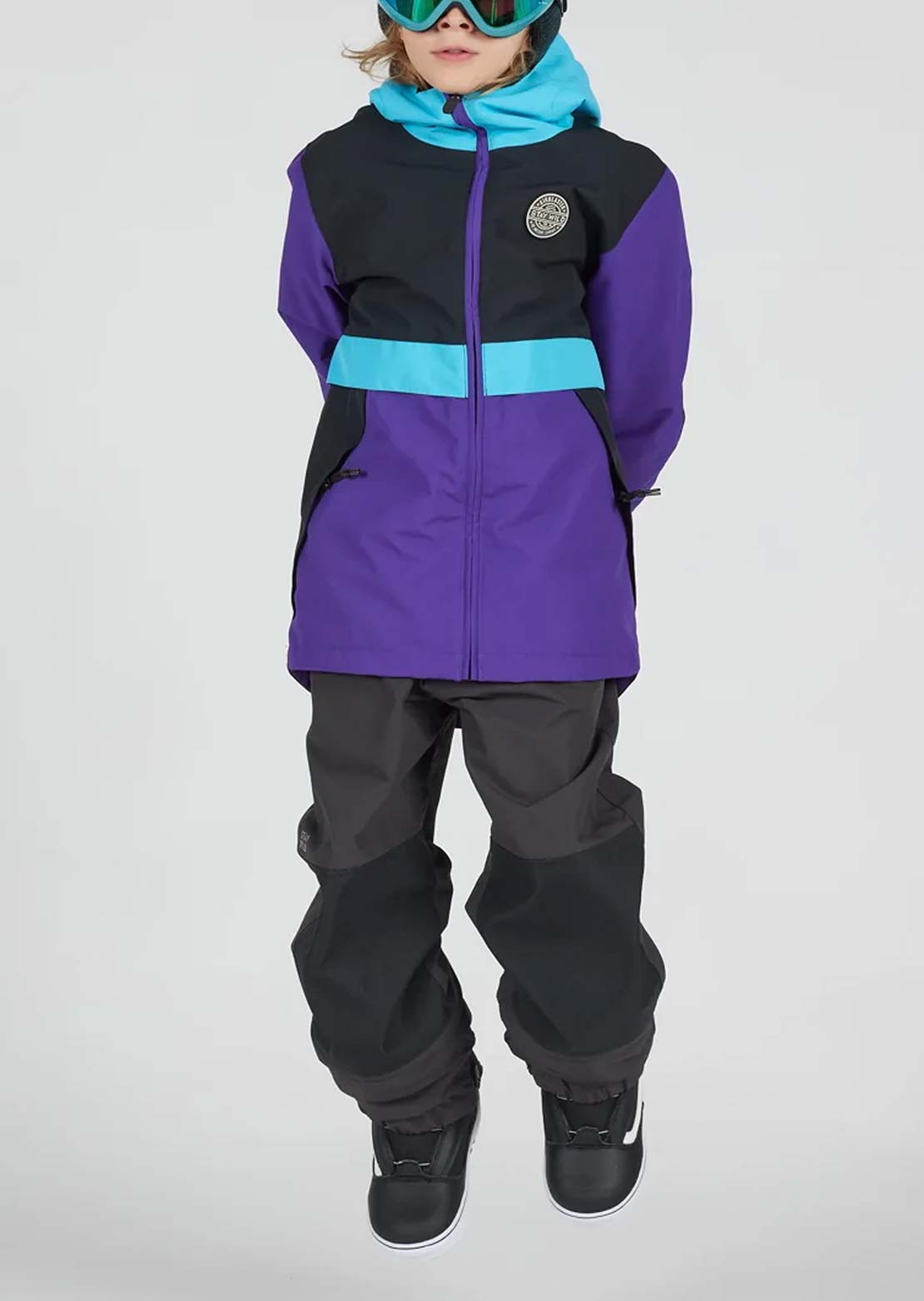 Airblaster Junior Trencher Full Zip Jacket Huckleberry