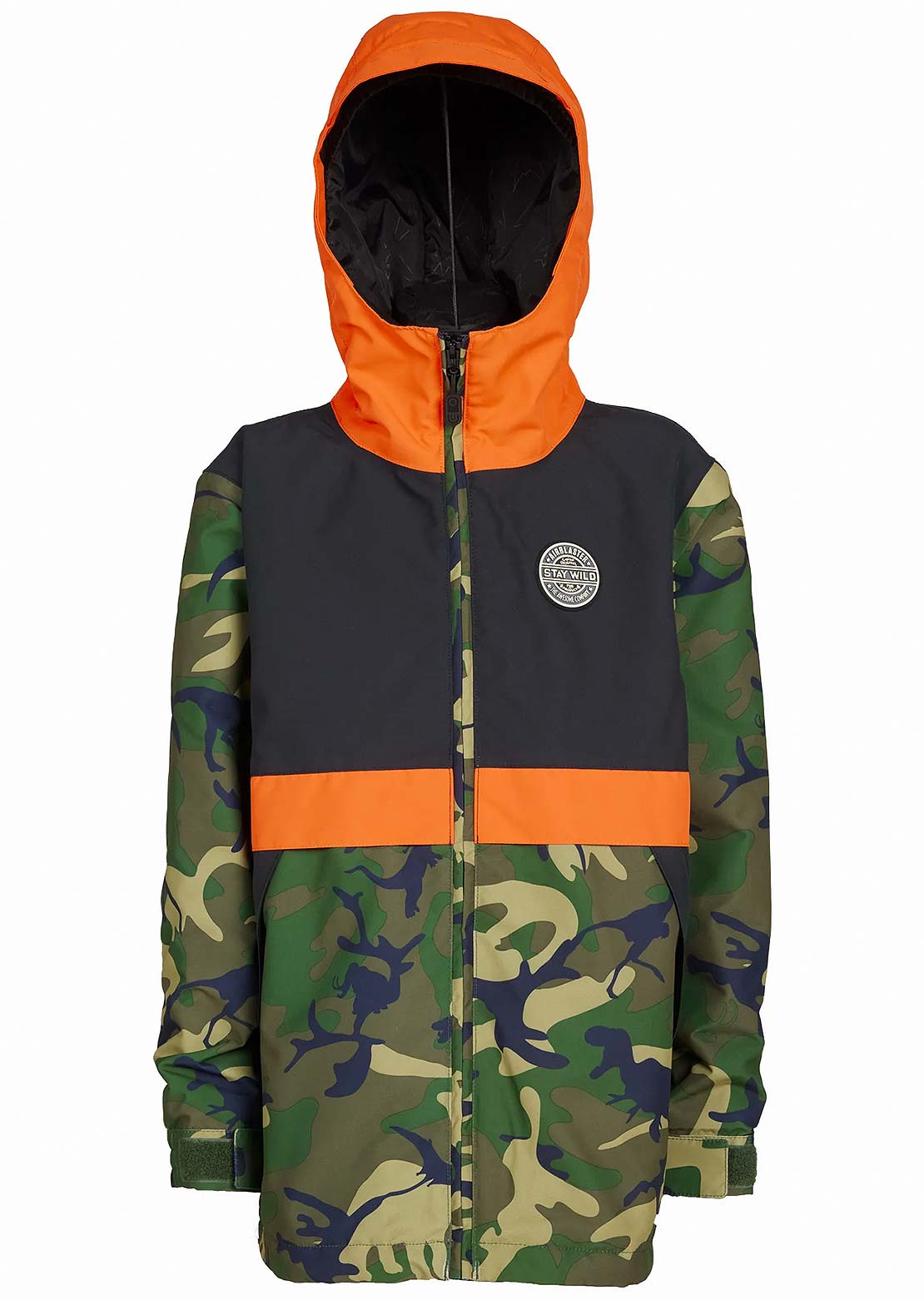 Airblaster Junior Trencher Full Zip Jacket OG Dinoflage