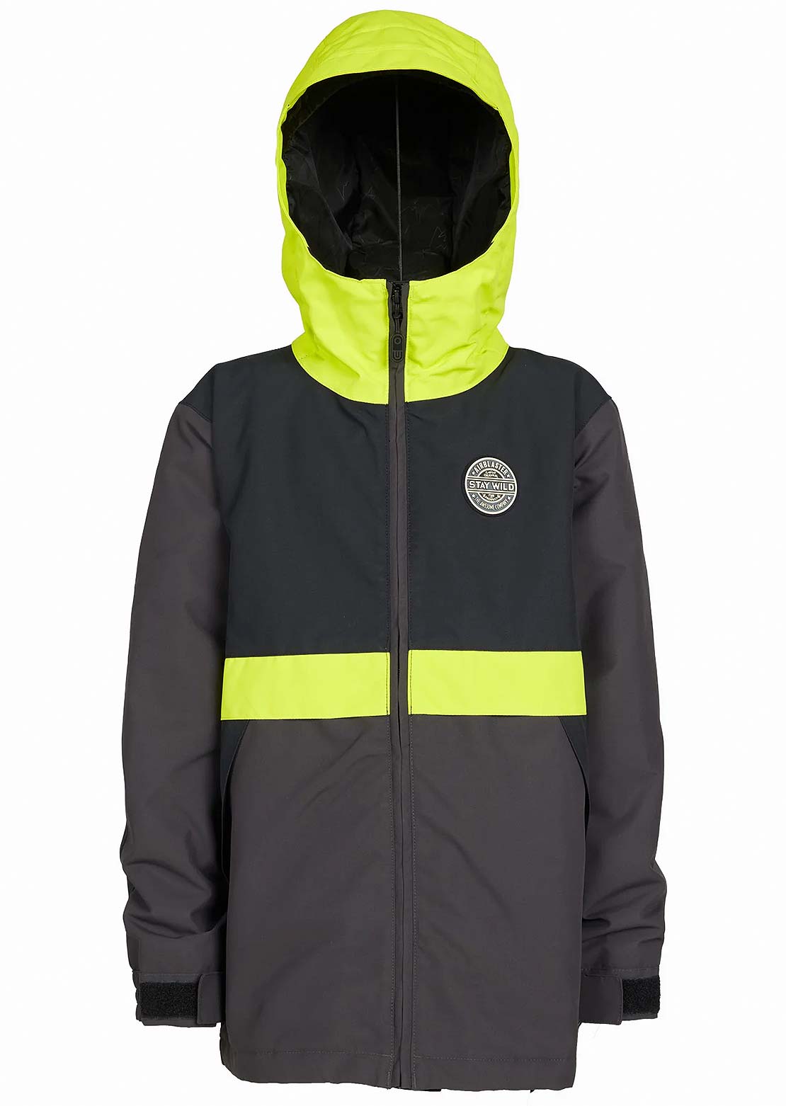 Airblaster Junior Trencher Full Zip Jacket Vintage Black