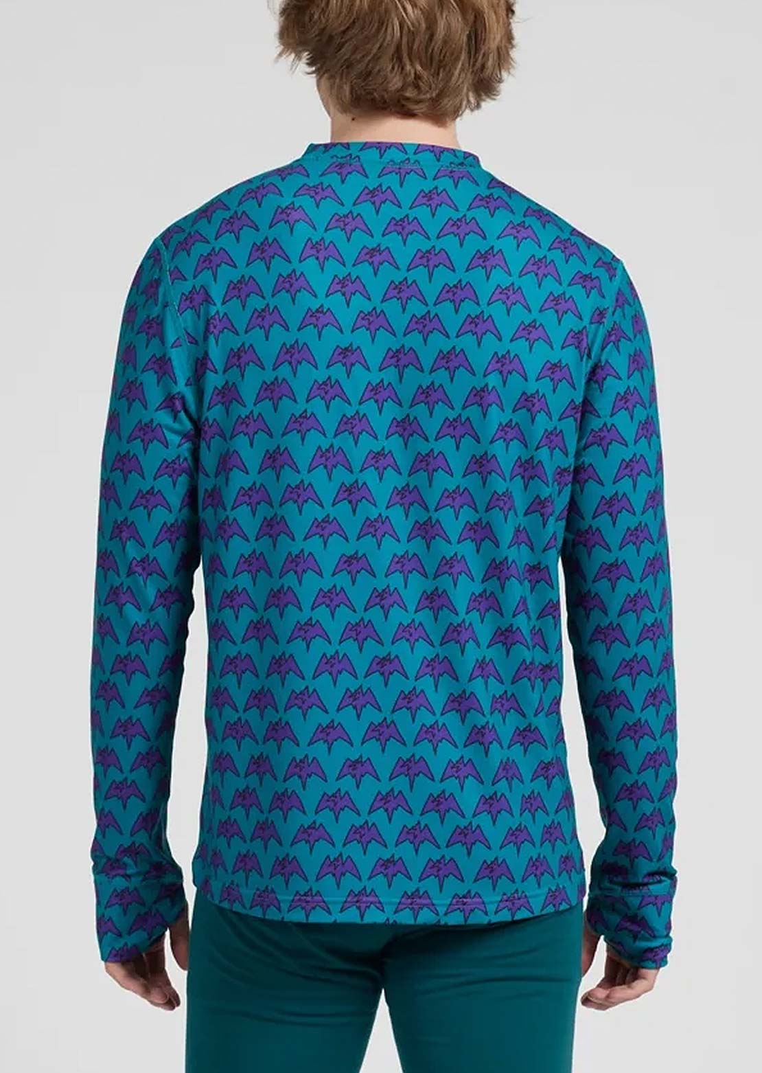 Airblaster Men's Base Layer Top Teal Terry