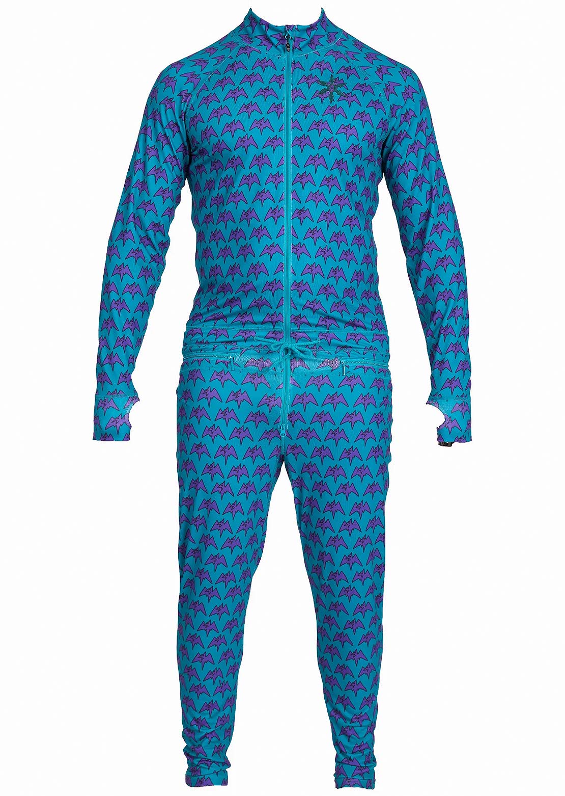 Airblaster Men's Hoodless Ninja Suit Teal Terry