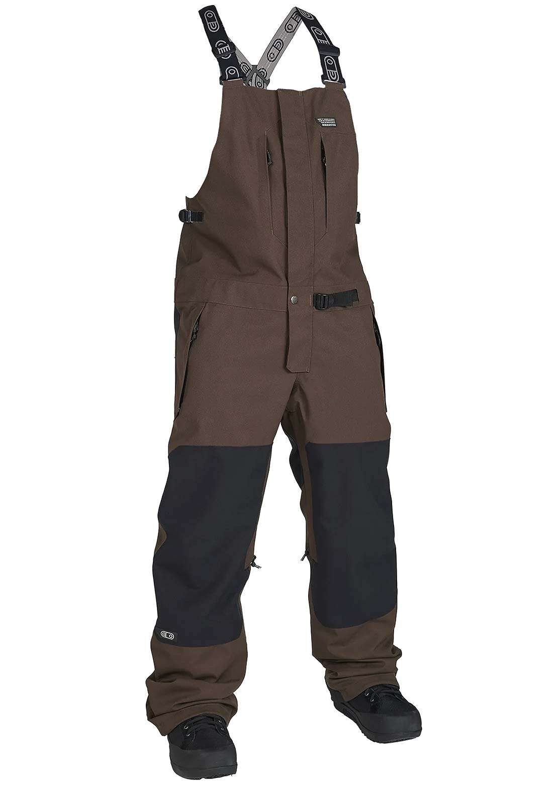 Airblaster Men's Stretch Krill Bib Pants Chocolate