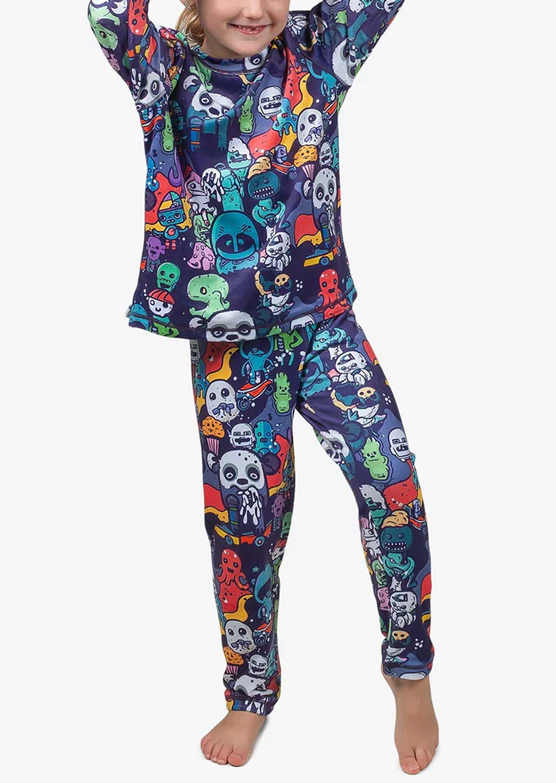 Airhole Junior Milk Fleece Thermal Set Creatures
