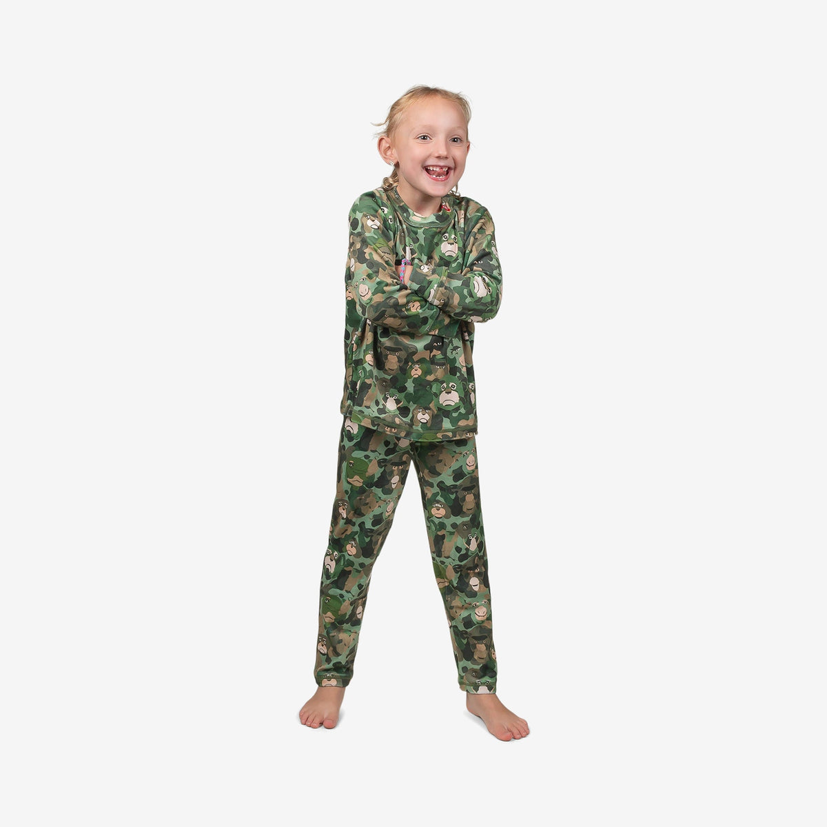 Airhole Thermal Set Kids Milk Fleece