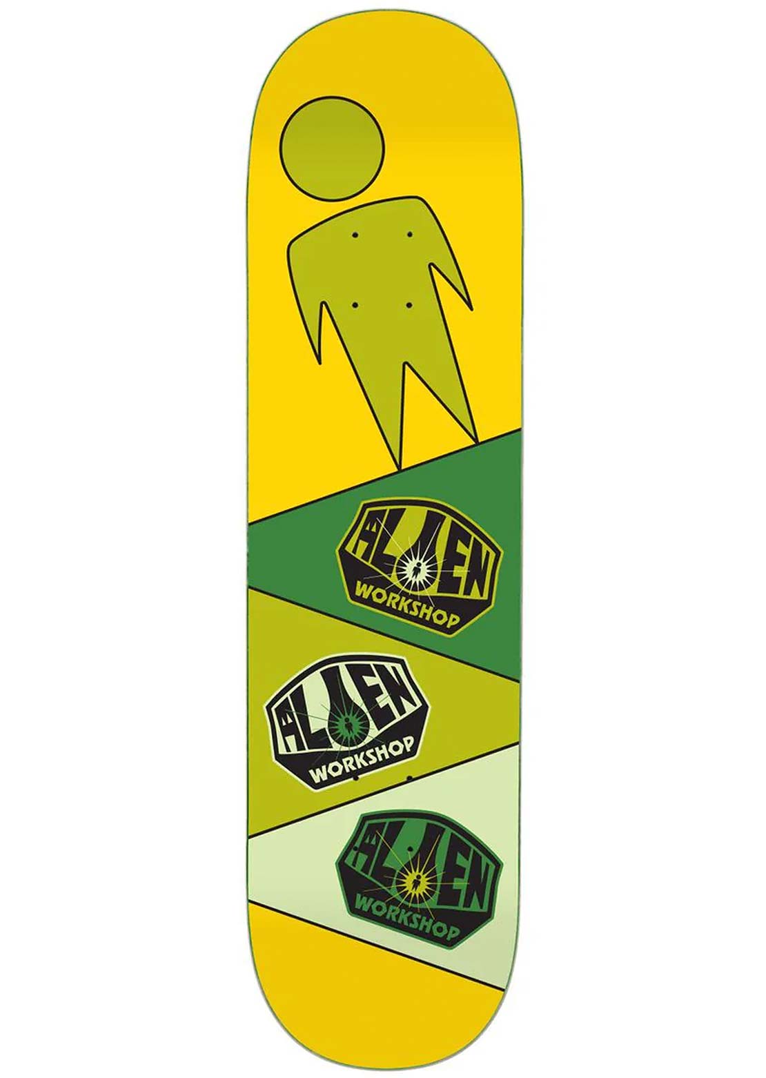 Alien Workshop Unisex OG Logo Repeater Skateboard Deck