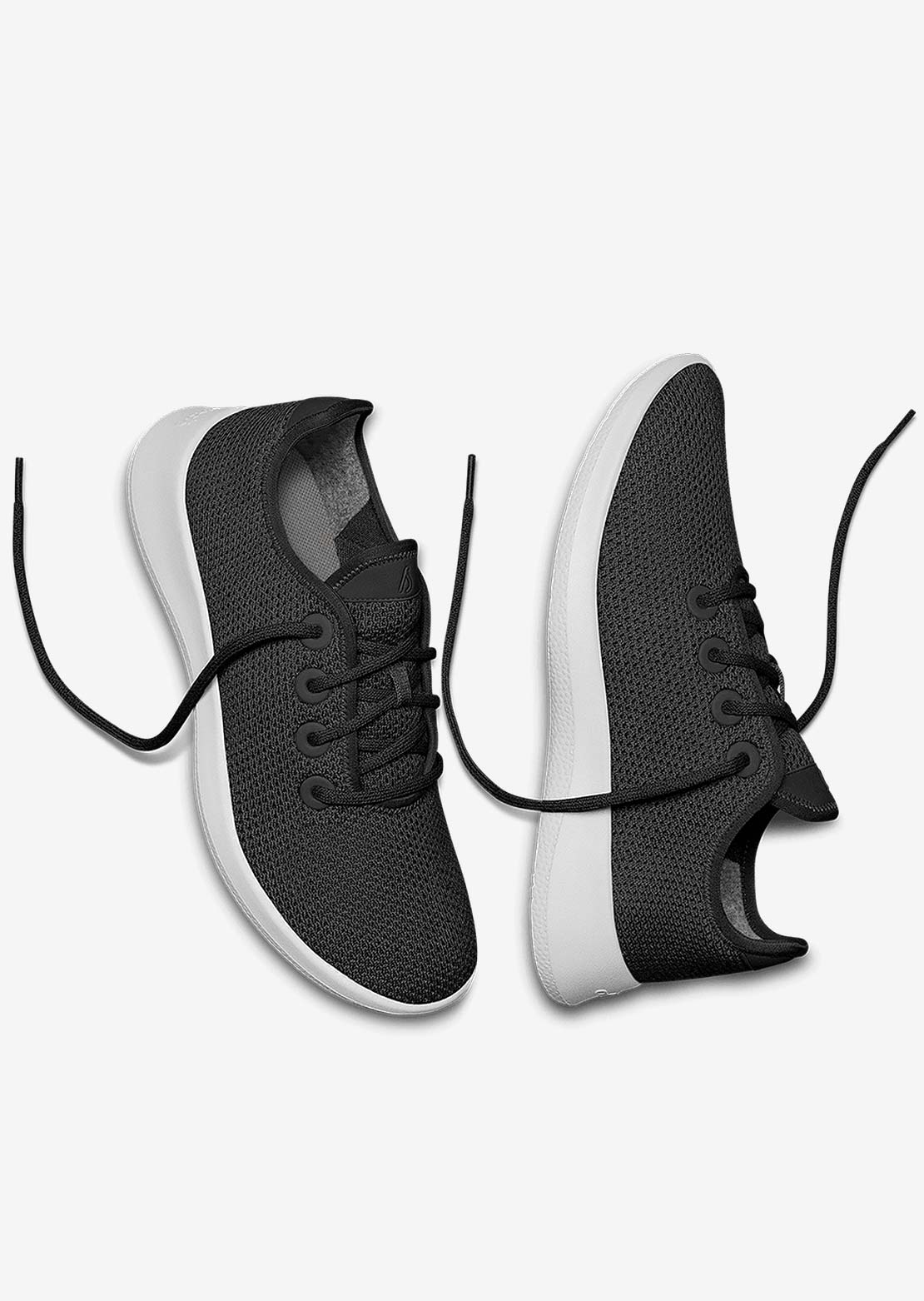 Allbirds Mens Tree Dasher 2 Shoes Jet Black/White