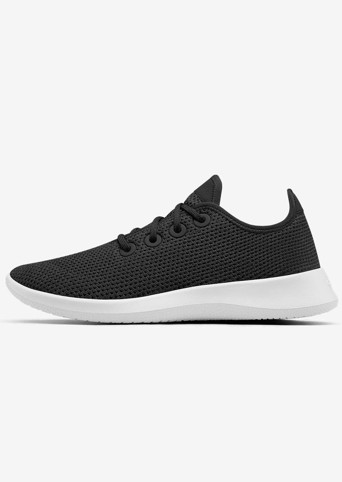 Allbirds Mens Tree Dasher 2 Shoes Jet Black/White