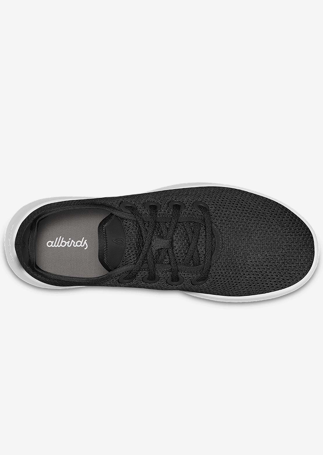 Allbirds Mens Tree Dasher 2 Shoes Jet Black/White