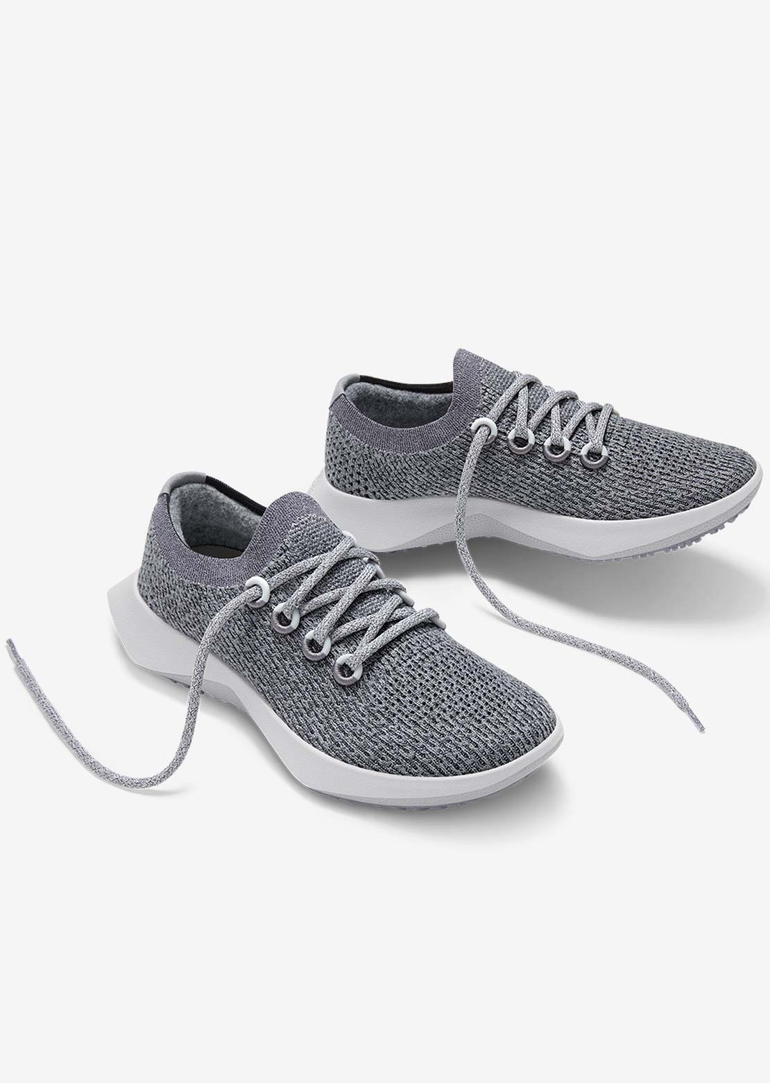 Allbirds Mens Tree Dasher 2 Shoes Medium Grey (Light Grey)