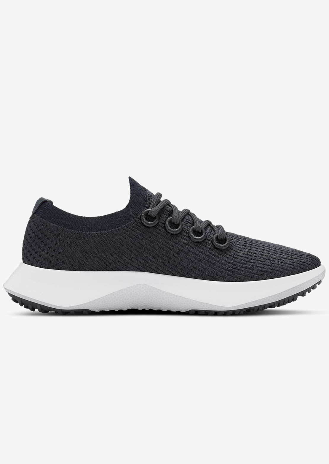 Allbirds Mens Tree Dasher 2 Shoes Natural Black (Blizzard)