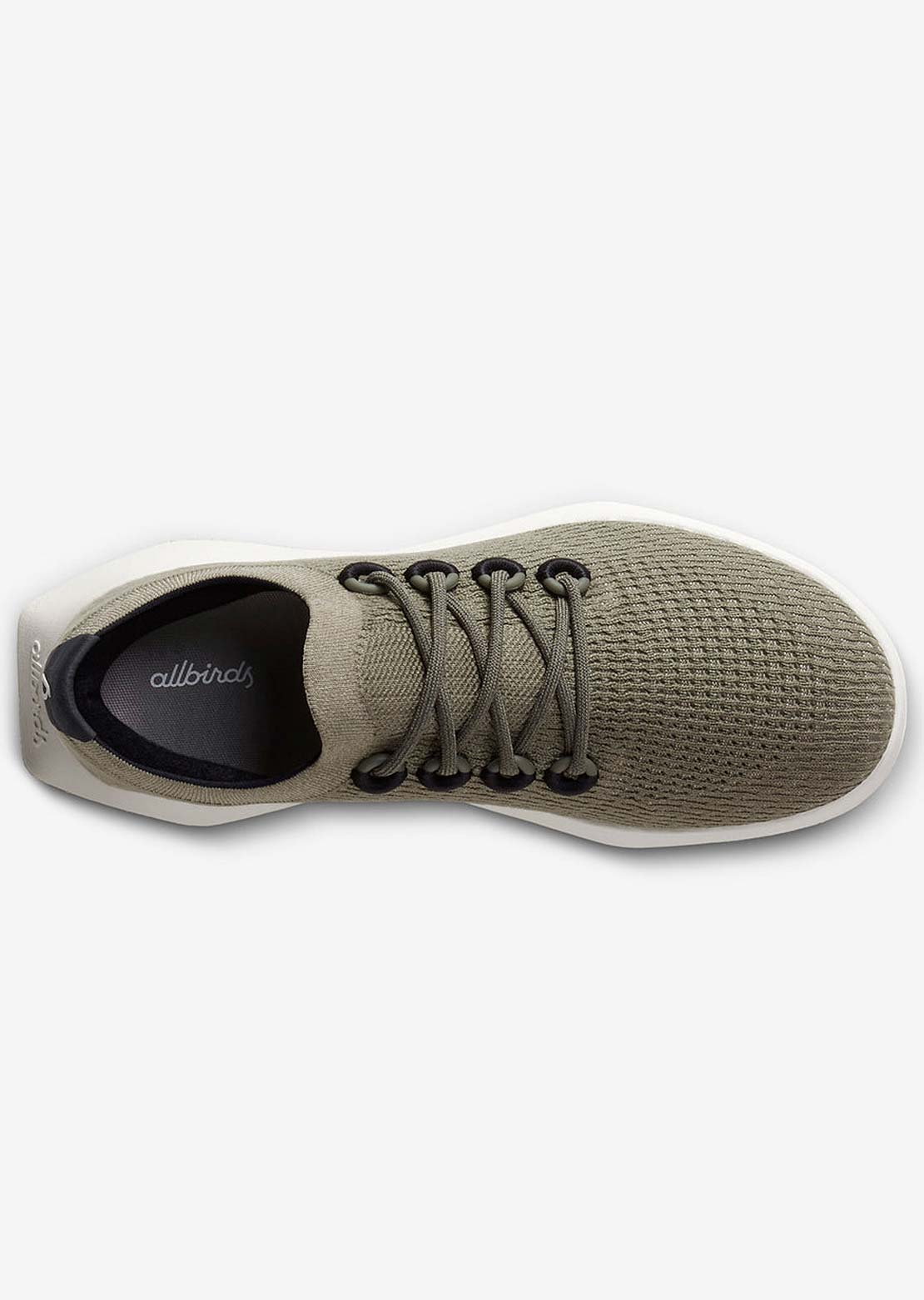 Allbirds Mens Tree Dasher 2 Shoes Rugged Green (Natural White)