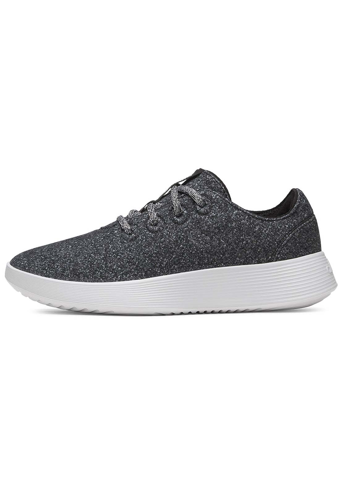 Allbirds Mens Wool Runner 2 Shoes Dark Grey/Light Grey