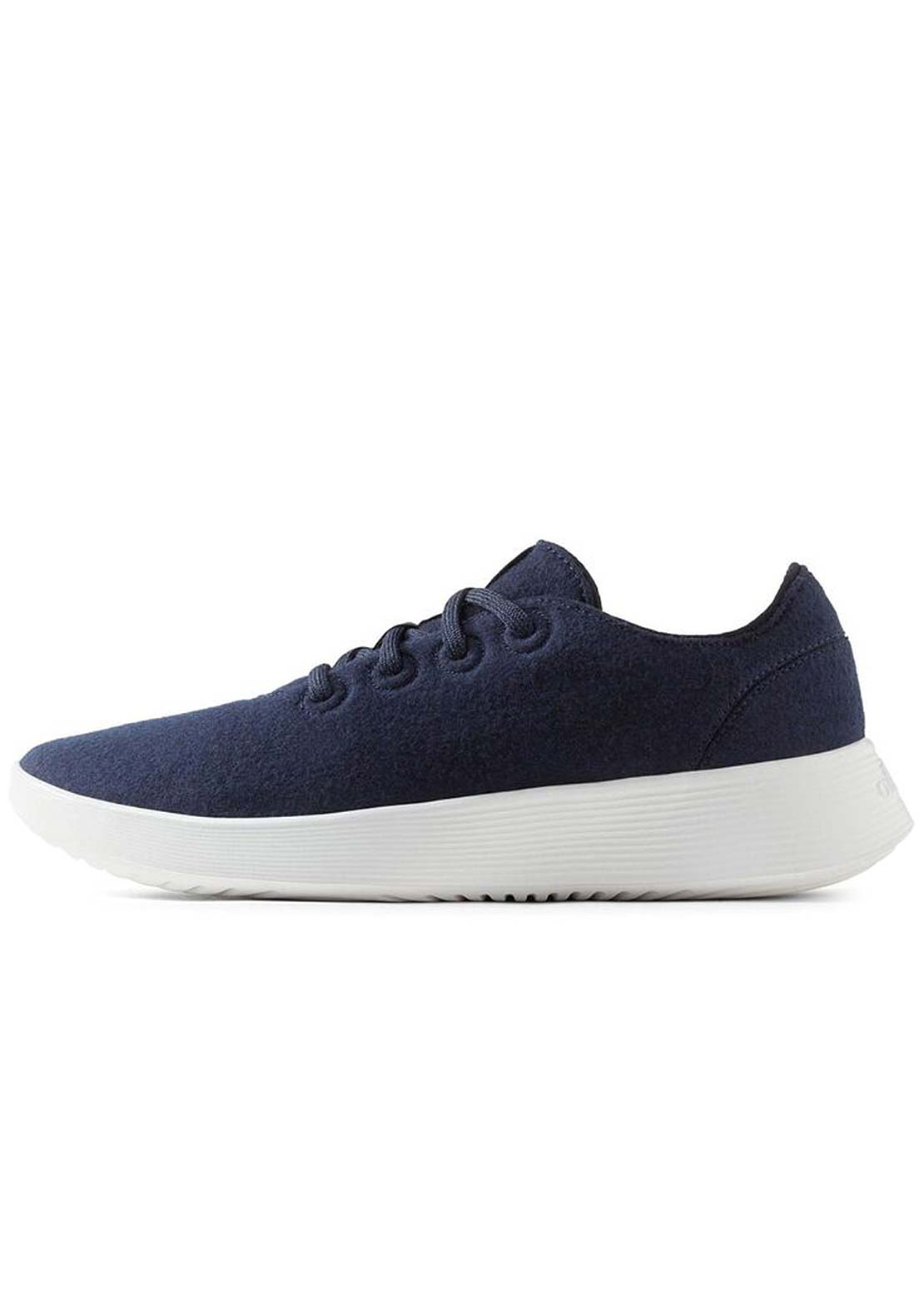 Allbirds Mens Wool Runner 2 Shoes Hazy Indigo (Blizzard)