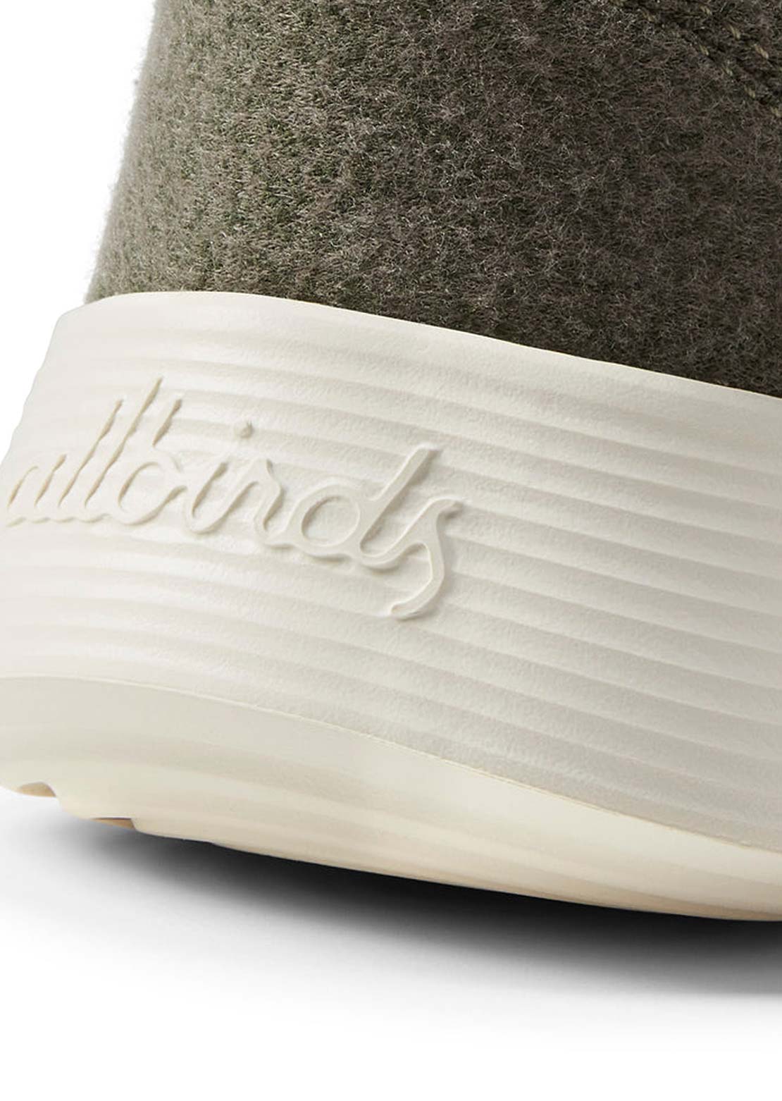 Allbirds Mens Wool Runner 2 Shoes Rugged Green (Stony Cream)