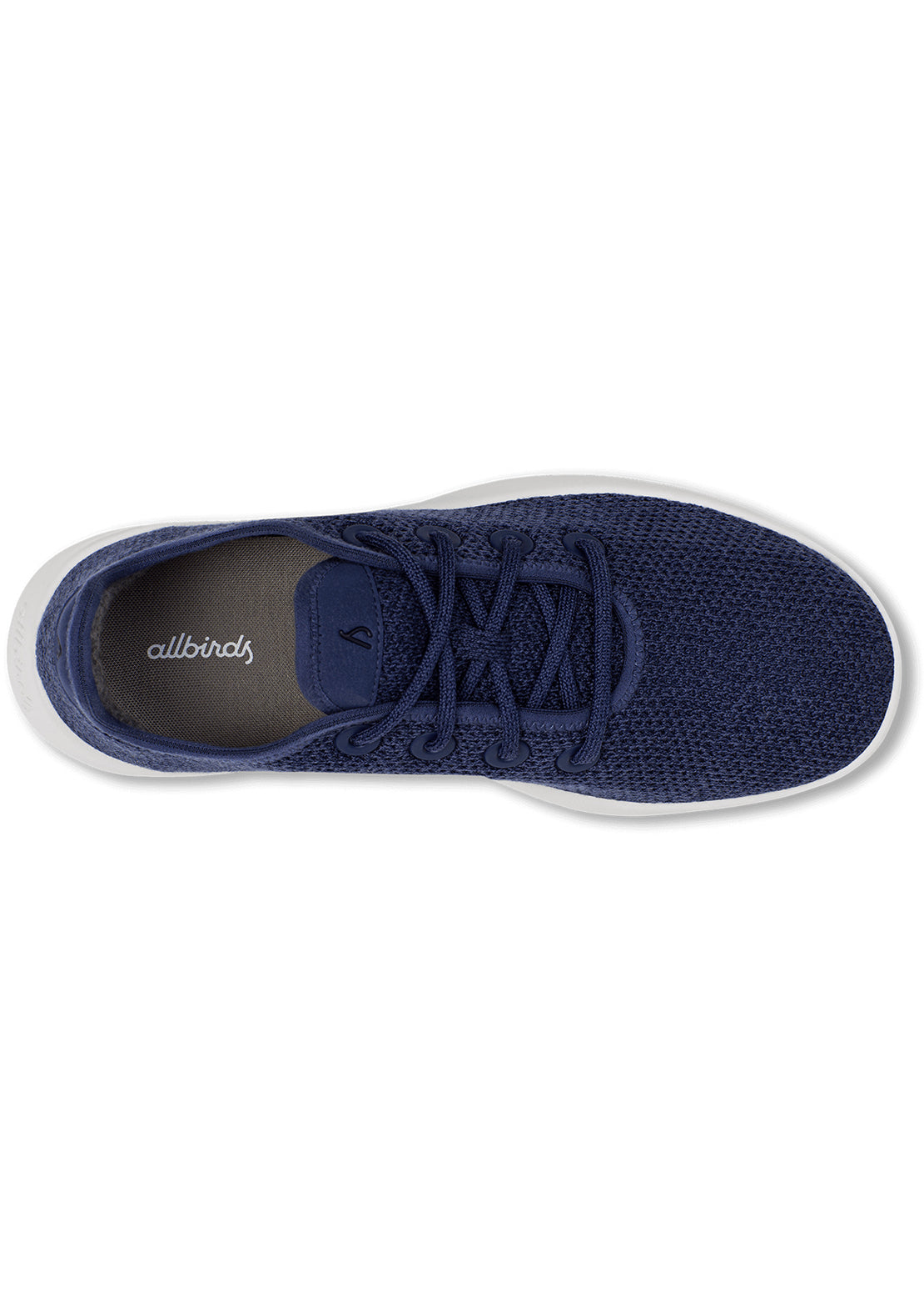 Allbirds Mens Tree Runner Shoes Hazy Indigo (Blizzard)