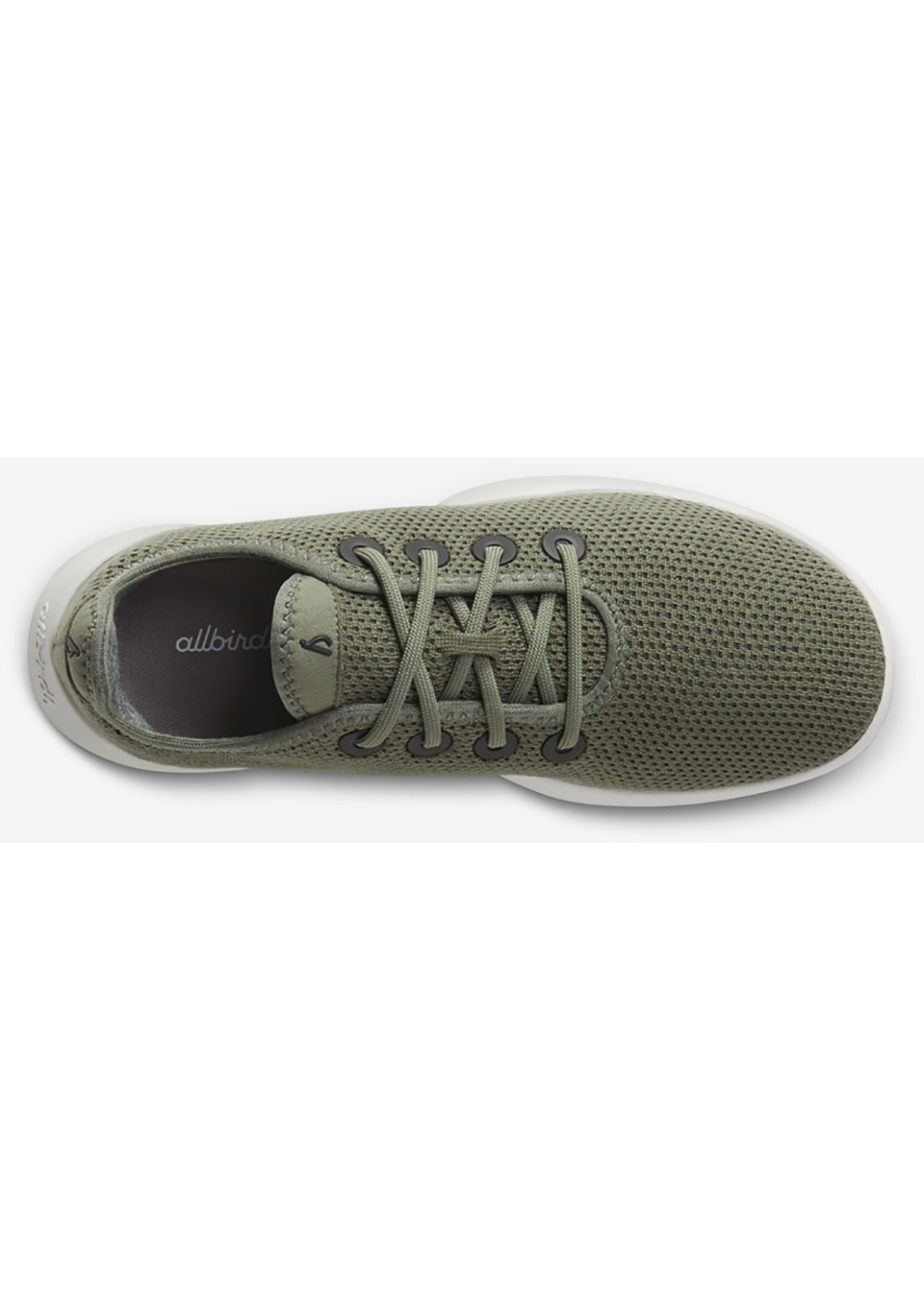Allbirds Mens Tree Runner Shoes Rugged Green (Blizzard)