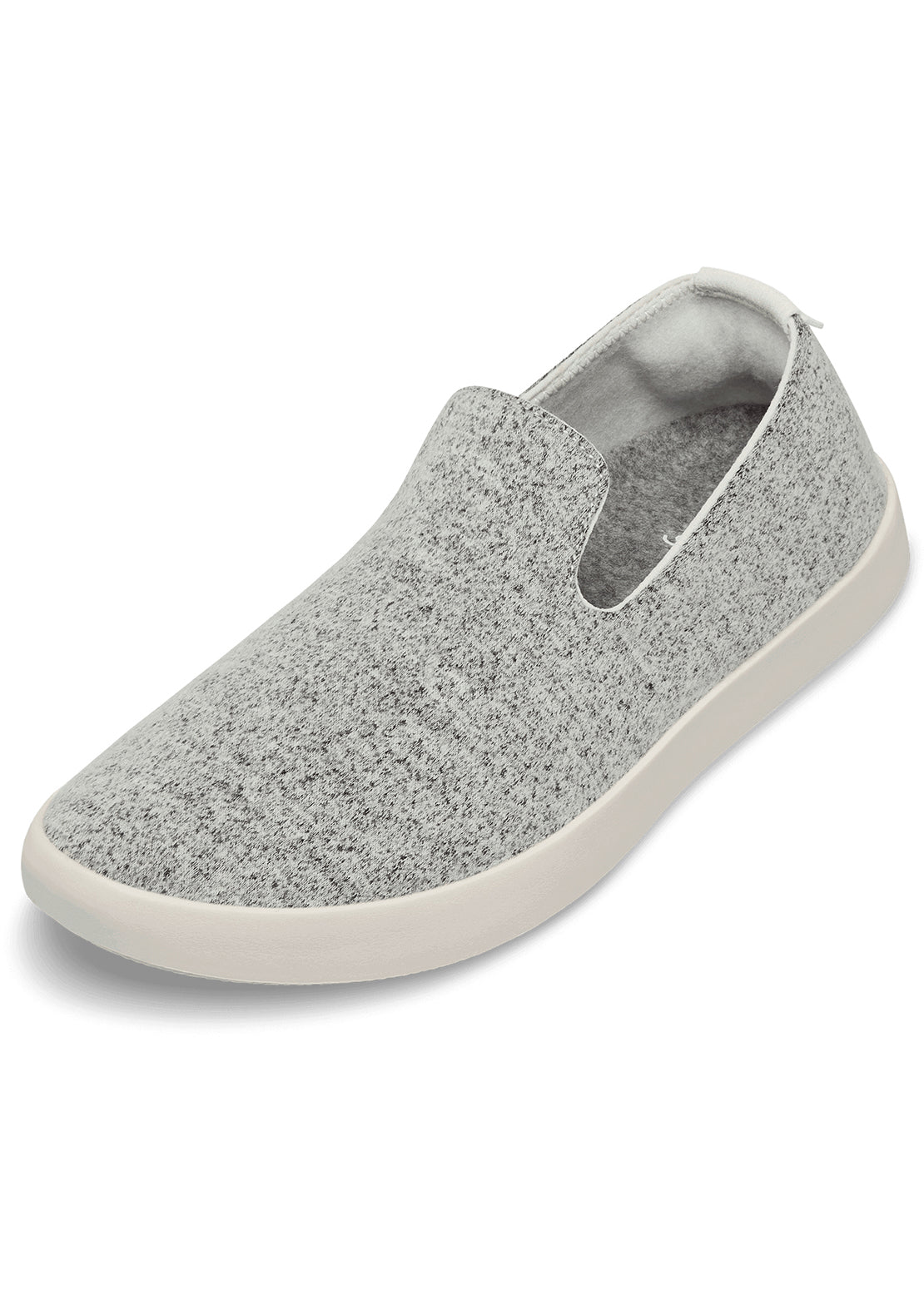 Allbirds Mens Wool Lounger Shoes Dapple Grey (Cream)