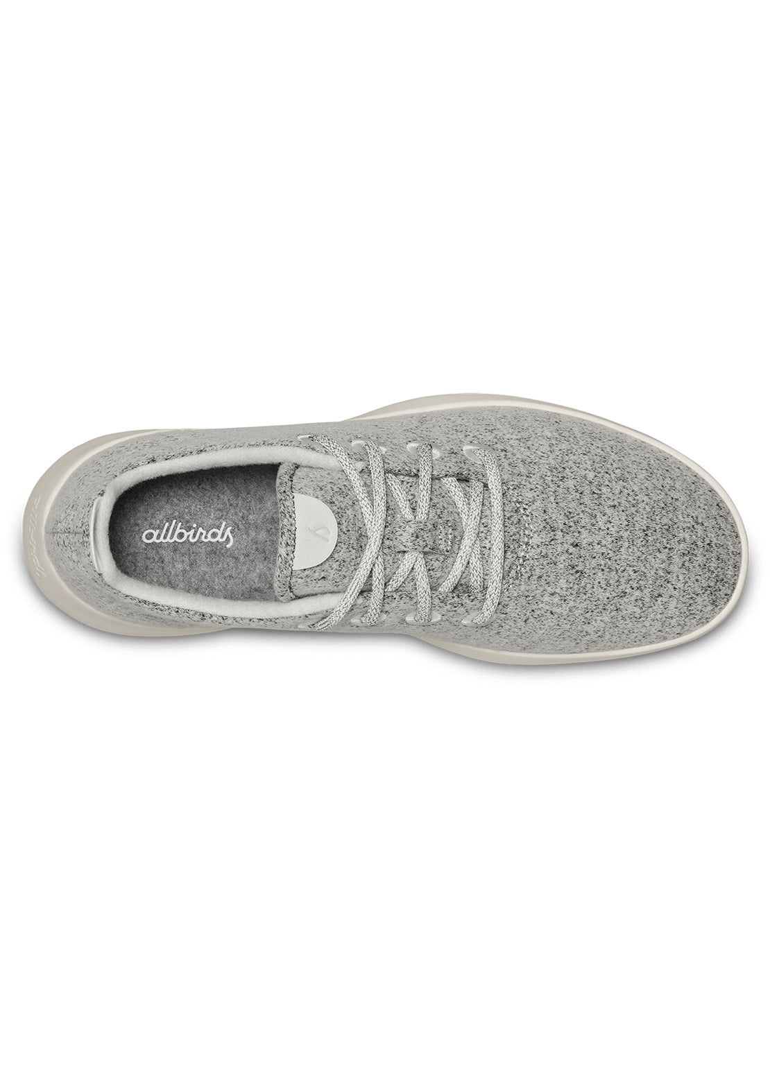 Allbirds Mens Wool Runner Shoes Dapple Grey (Cream)