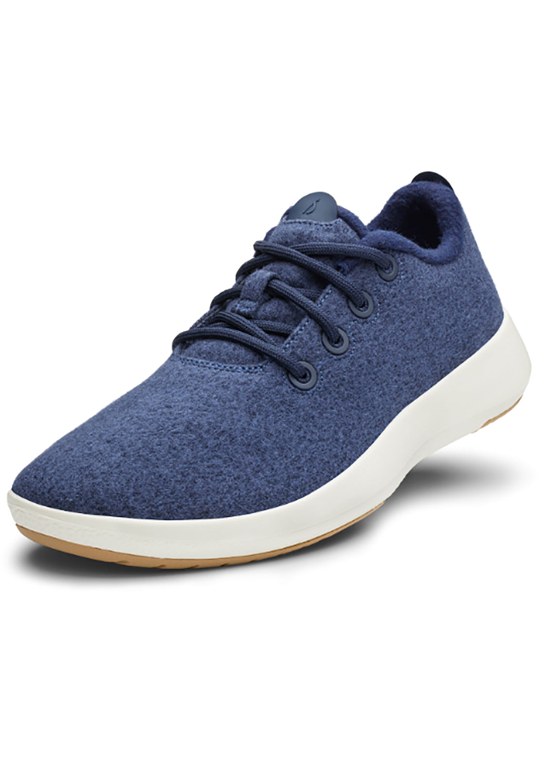 Allbirds Mens Wool Runner Mizzles Shoes Hazy Indigo (Natural White)