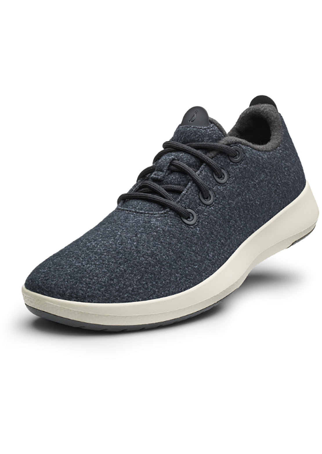 Allbirds Mens Wool Runner Mizzles Shoes Natural Black (Natural White)