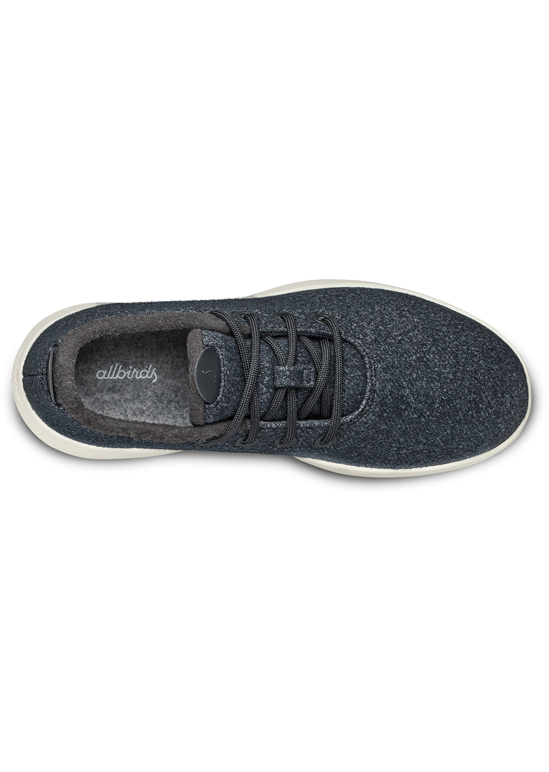 Allbirds Mens Wool Runner Mizzles Shoes Natural Black (Natural White)