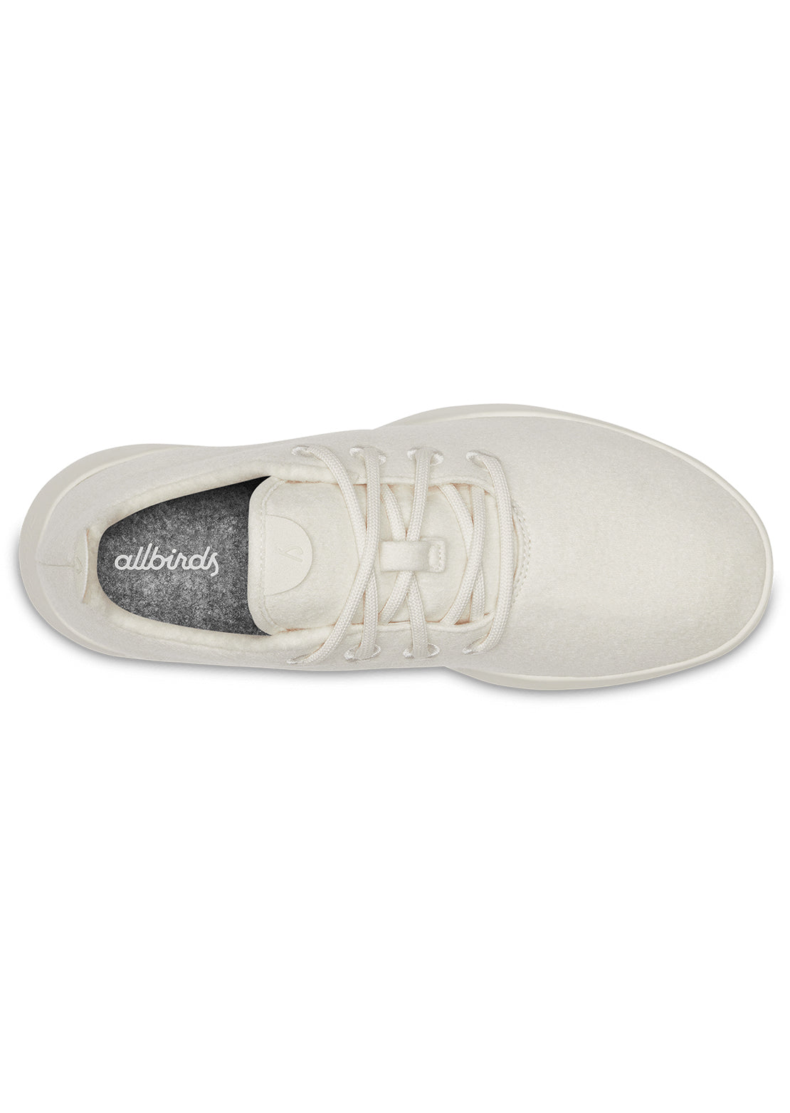 Allbirds Mens Wool Runner Shoes Natural White (Cream)