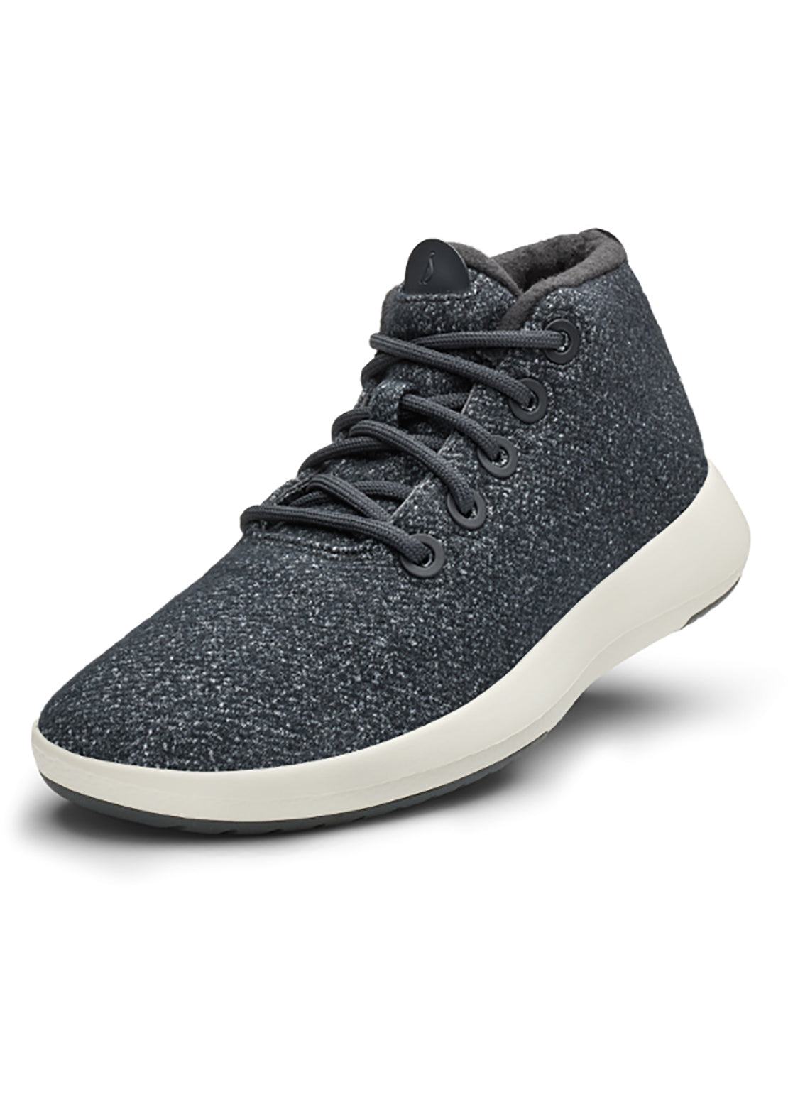 Allbirds Mens Wool Runner-Up Mizzles Shoes Dark Grey (Natural White)