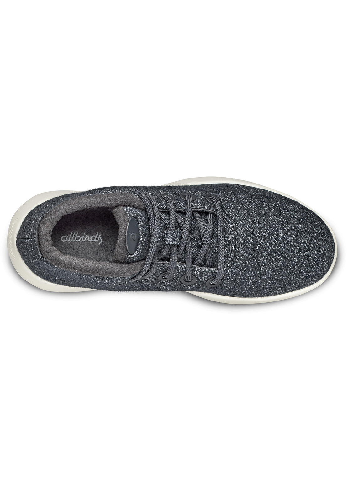 Allbirds Mens Wool Runner-Up Mizzles Shoes Dark Grey (Natural White)