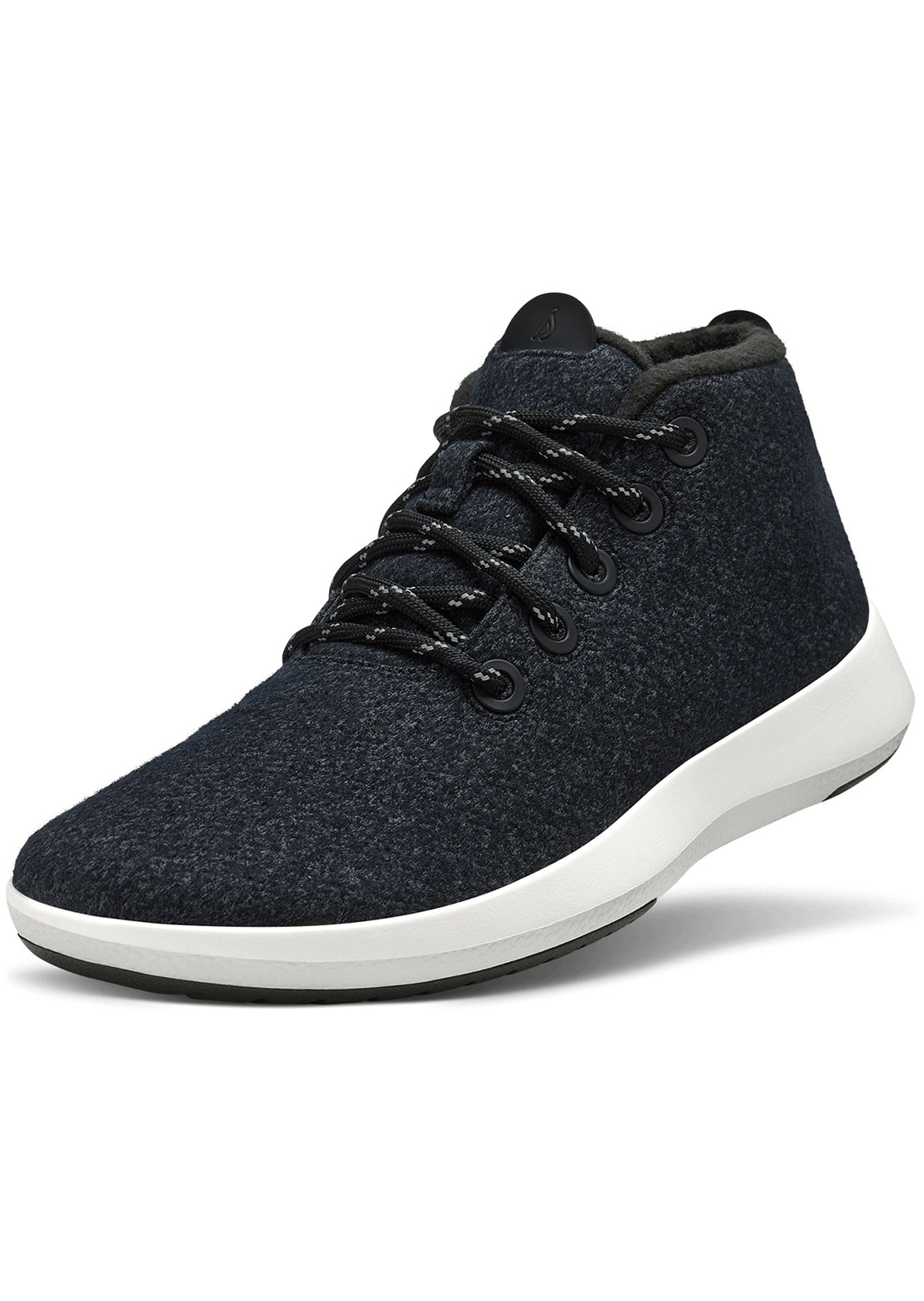 Allbirds Mens Wool Runner-Up Mizzles Shoes Natural Black (Natural White)