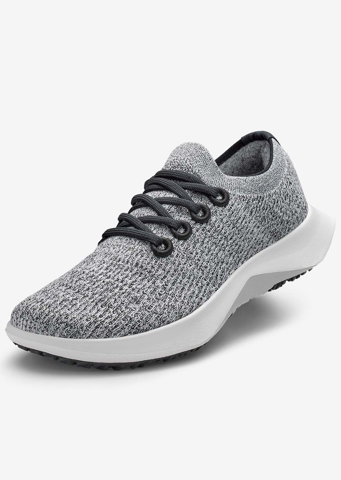 Allbirds Womens Tree Dasher 2 Shoes Blizzard/Natural Black