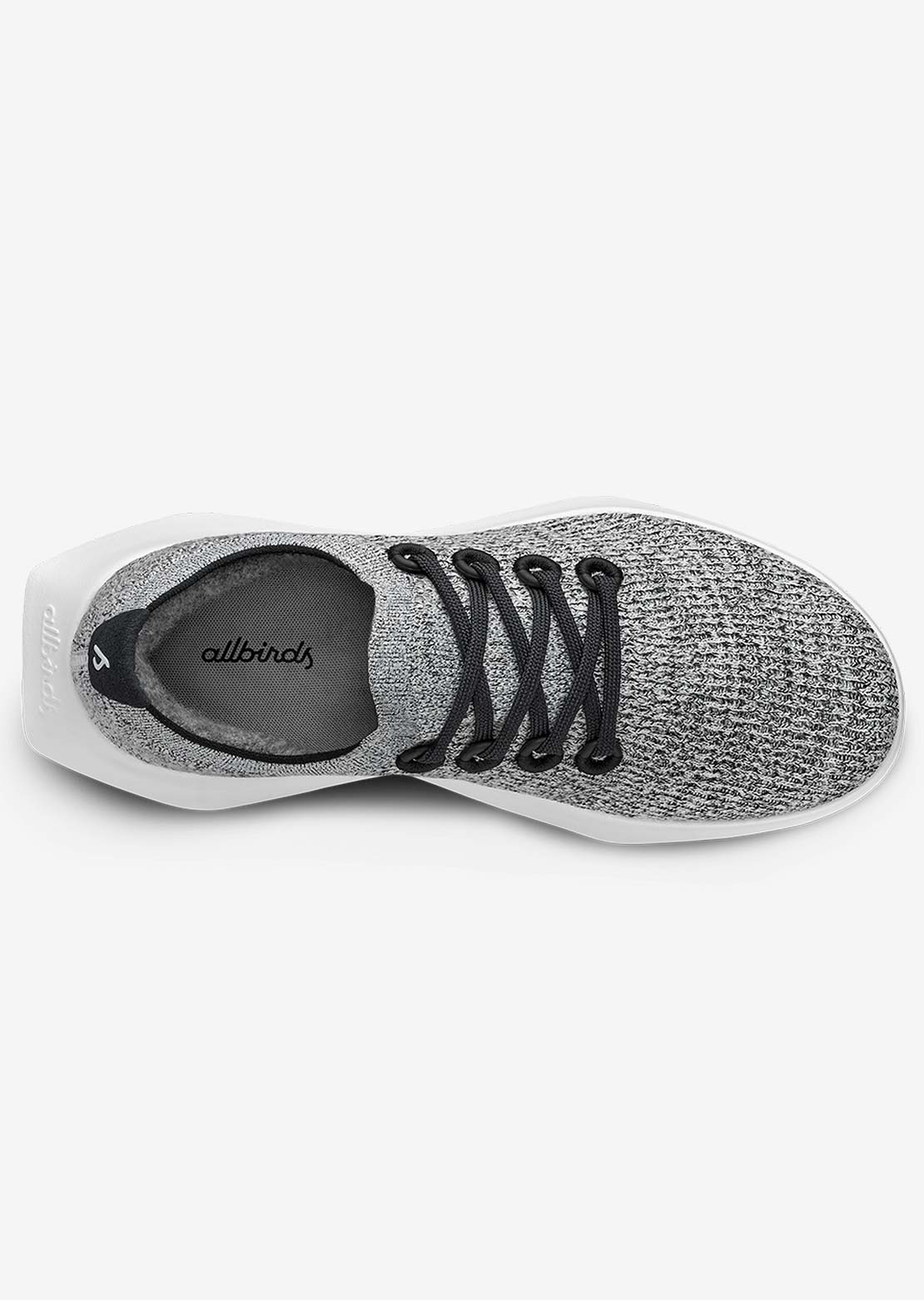 Allbirds Womens Tree Dasher 2 Shoes Blizzard/Natural Black
