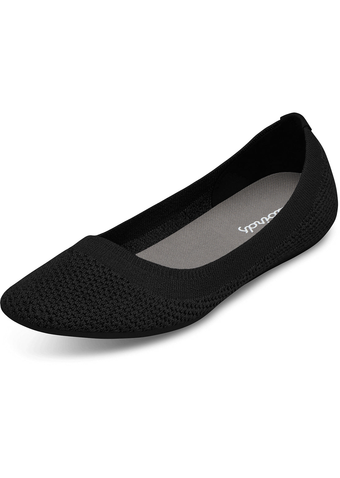 Allbirds Womens Tree Breezer Shoes Jet Black (Black)