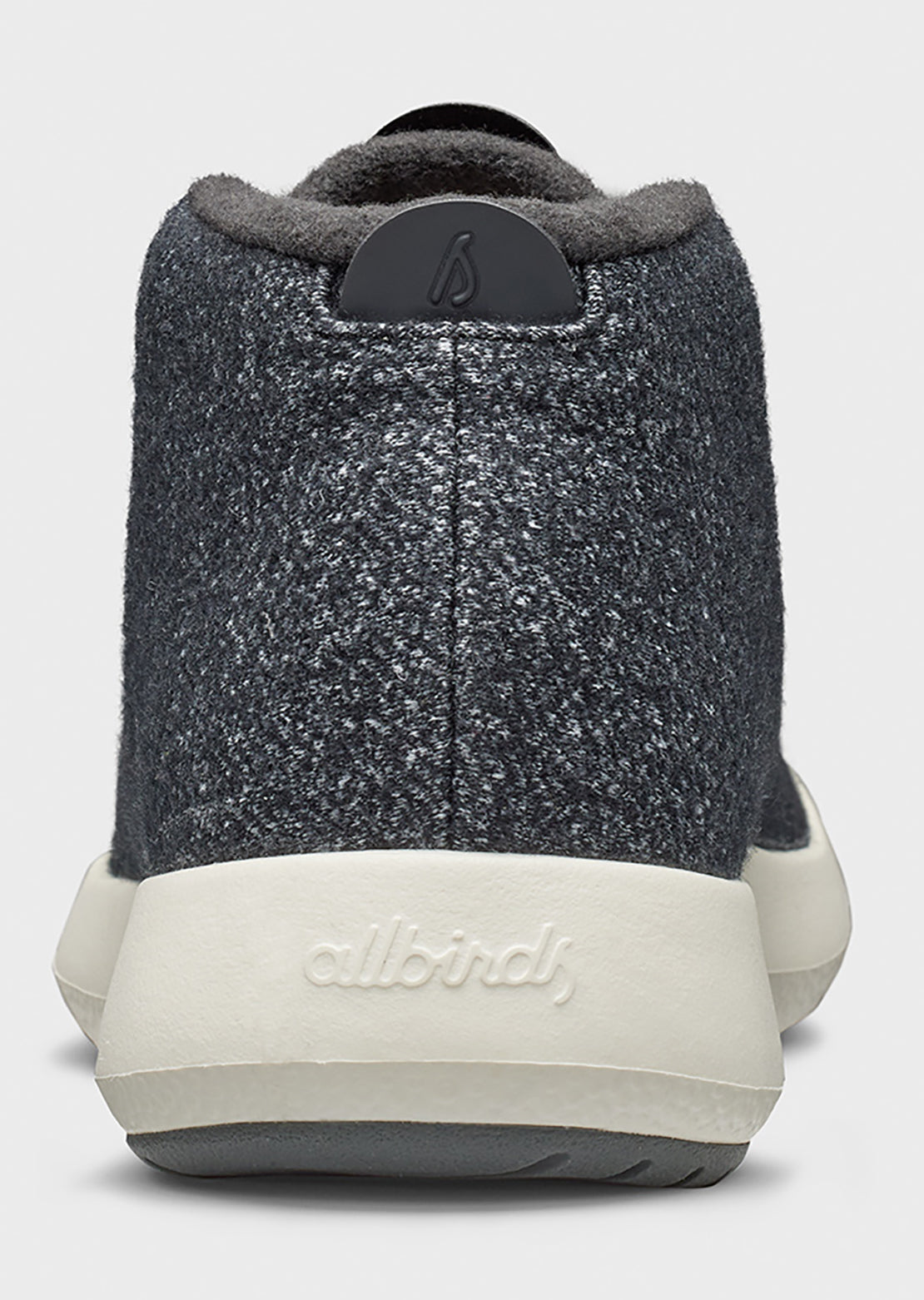 Allbirds Womens Wool Runner-Up Mizzles Shoes Dark Grey (Natural White)