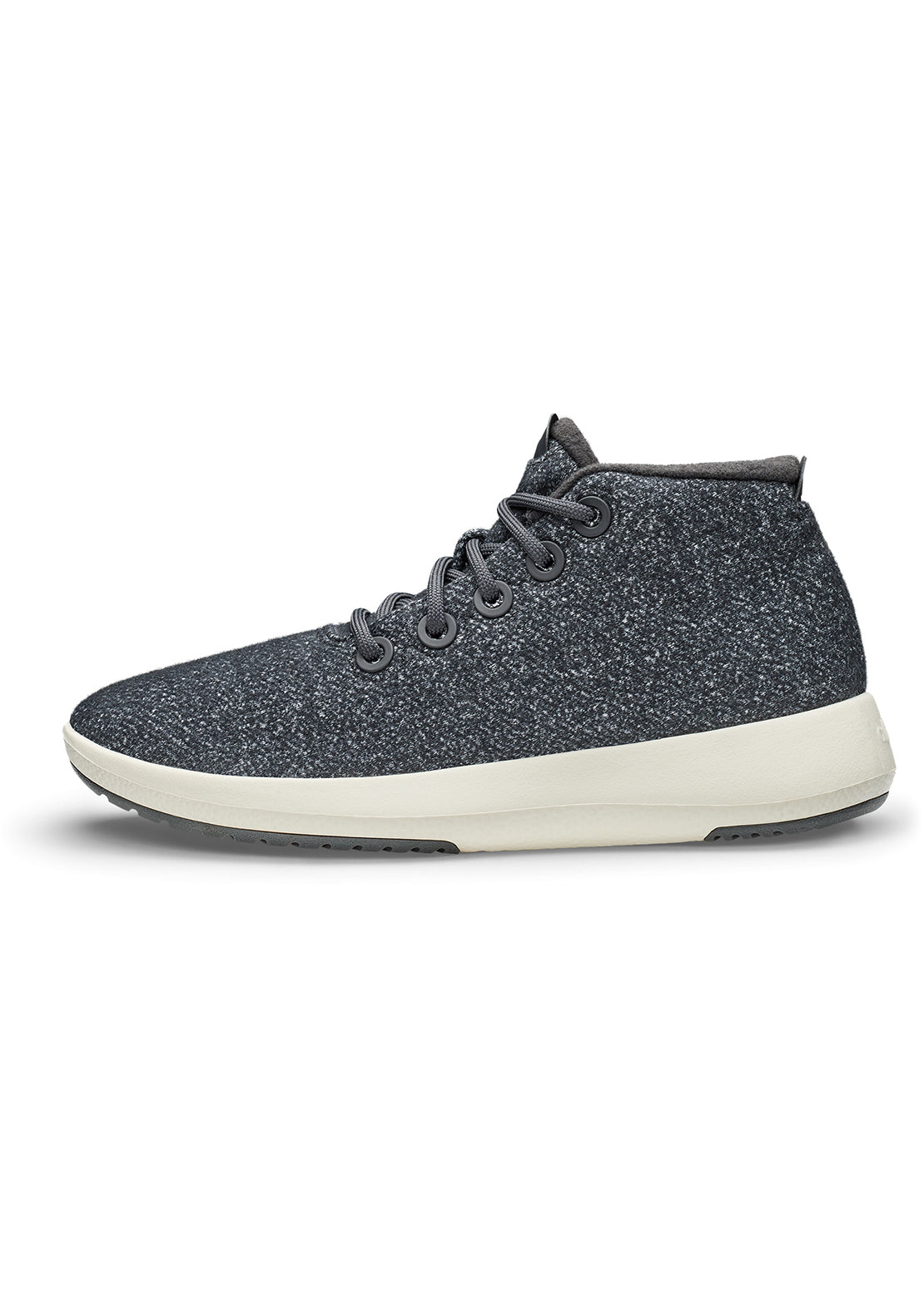 Allbirds Womens Wool Runner-Up Mizzles Shoes Dark Grey (Natural White)