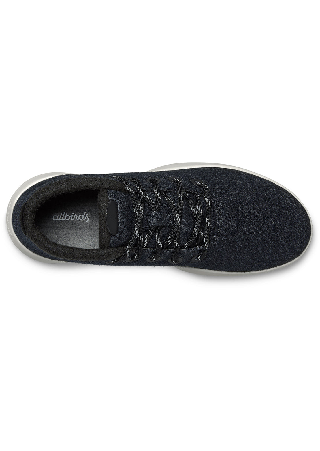 Allbirds Womens Wool Runner-Up Mizzles Shoes Natural Black (Natural White)