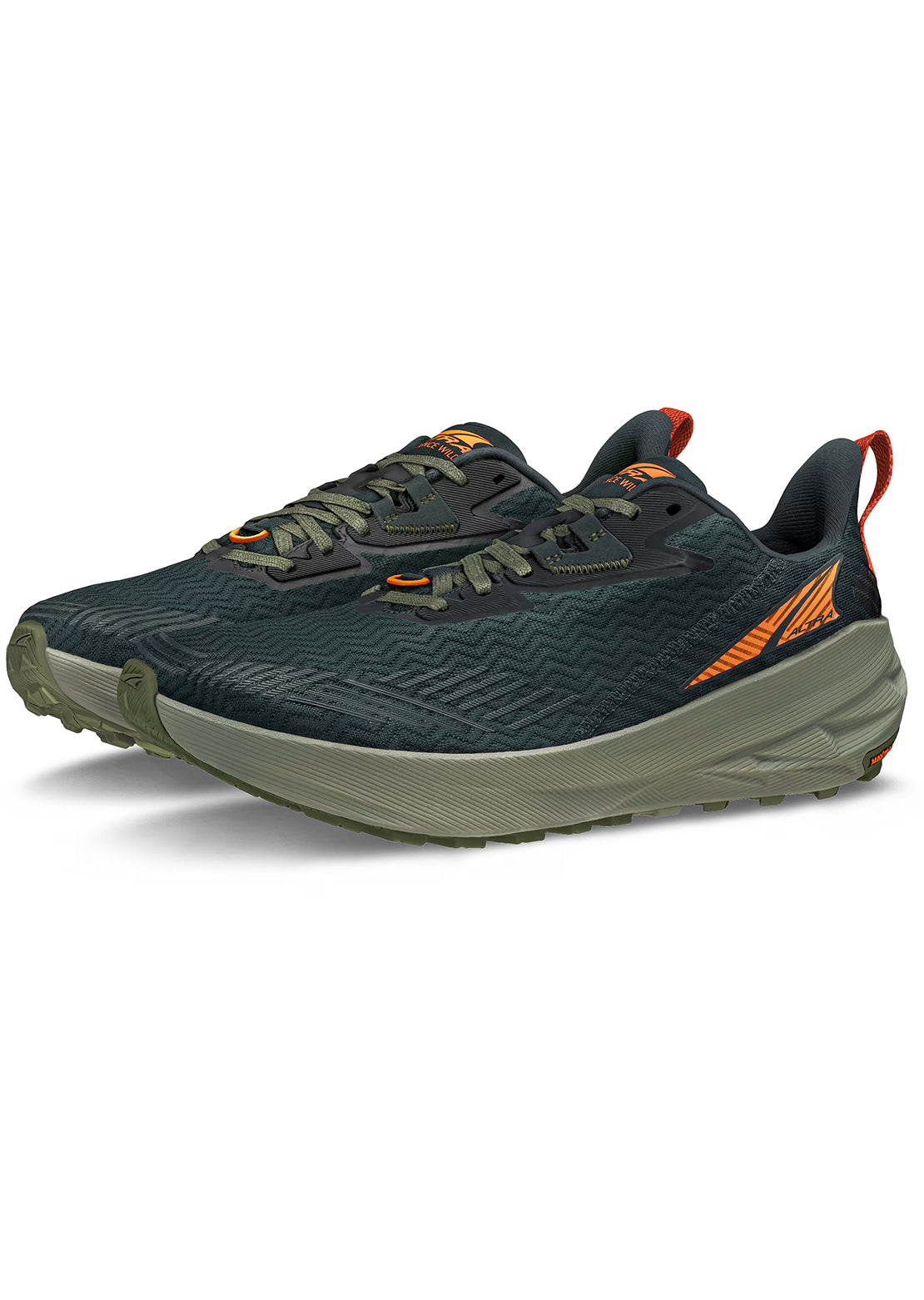 Altra Men&#39;s Experience Wild Trail Running Shoes Gray/Orange