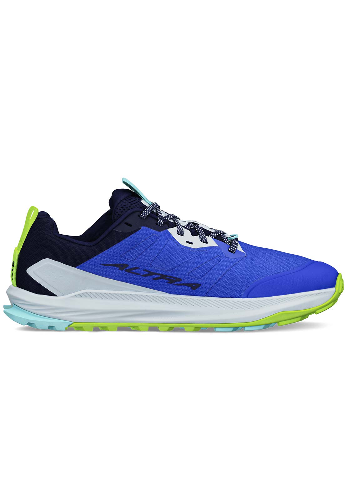 Altra Men's Lone Peak 9 Running Shoes Blue/Lime