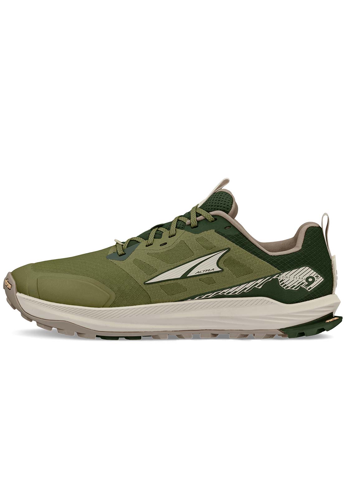 Altra Men's Lone Peak 9+ Trail Running Shoes Green