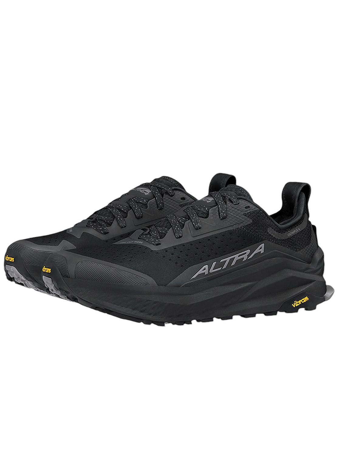 Altra Men's Olympus 6 Trail Running Shoes Black/Black