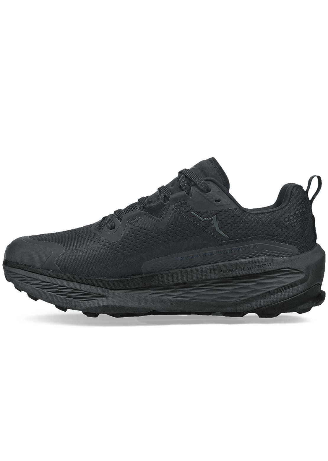 Altra Men's Olympus 7 Trail Running Shoes Black/Black/Dark Shadow