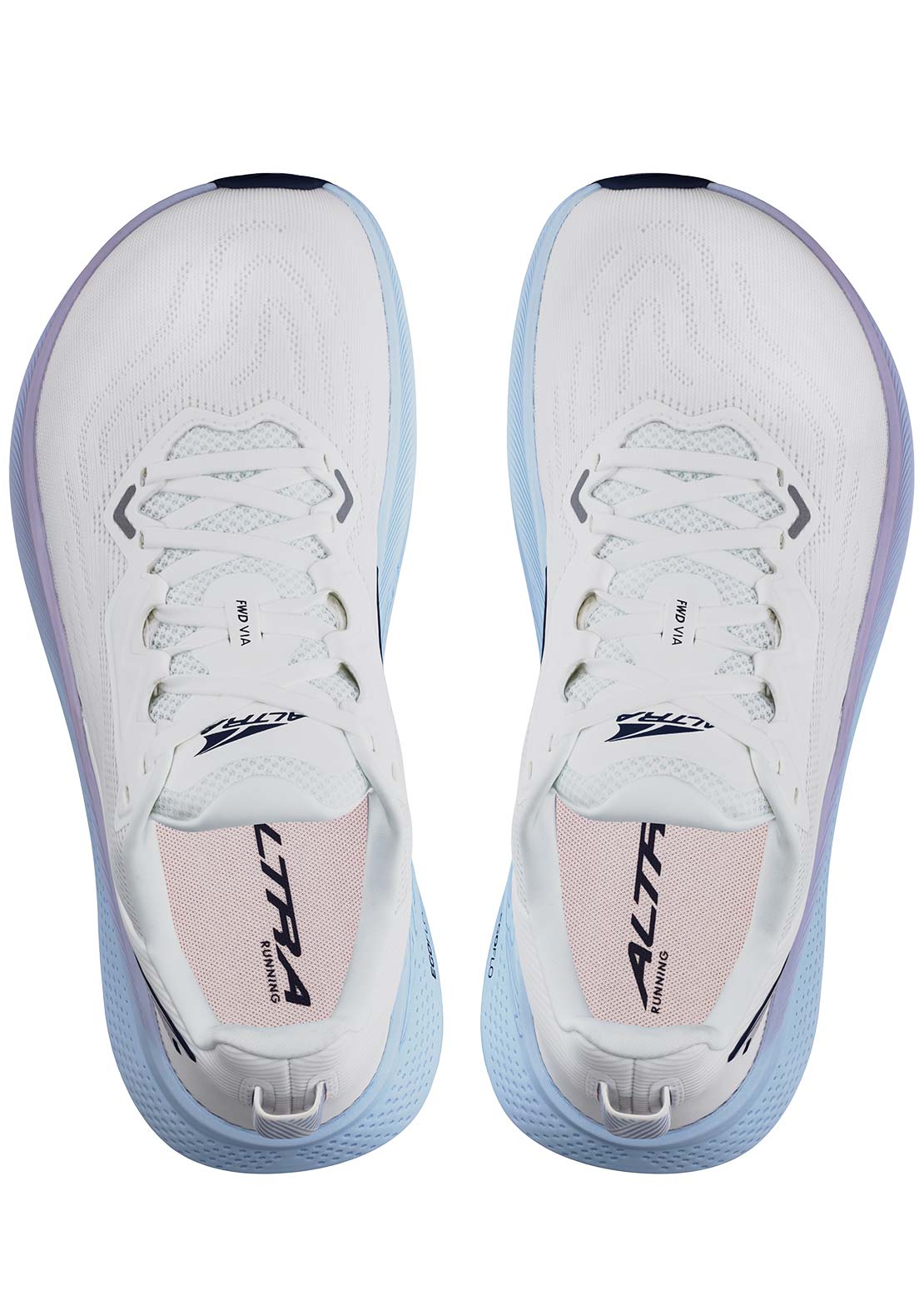 Altra Women's FWD Via Road Running Shoes White/Light Blue
