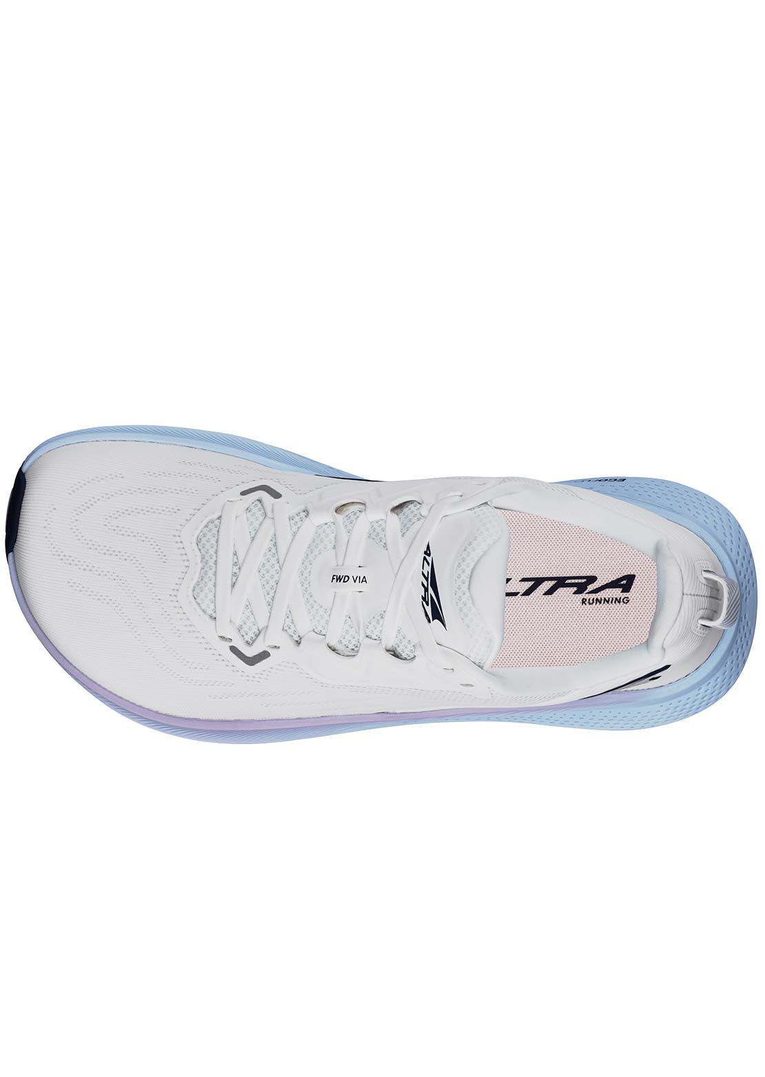 Altra Women's FWD Via Road Running Shoes White/Light Blue
